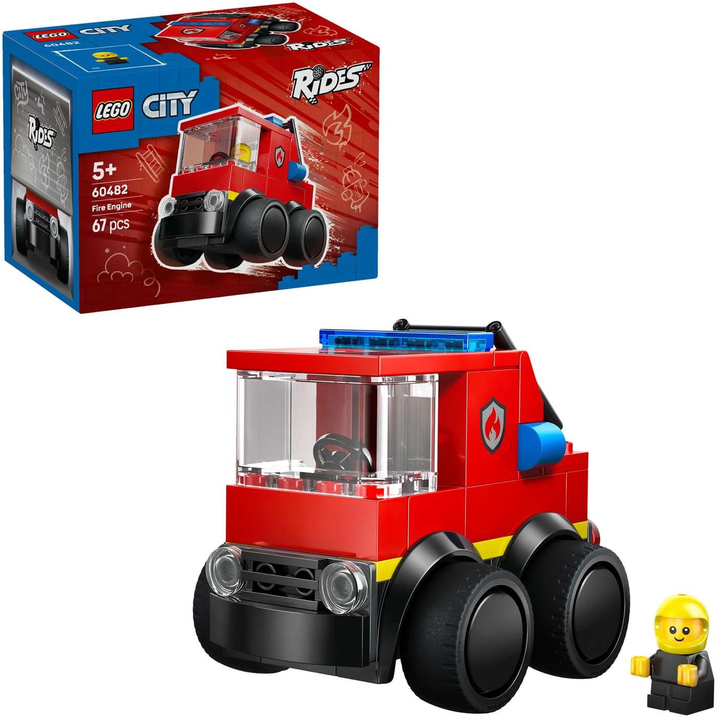 LEGO® City Brick Rides (60482) Аттракционы - Пожарная машина