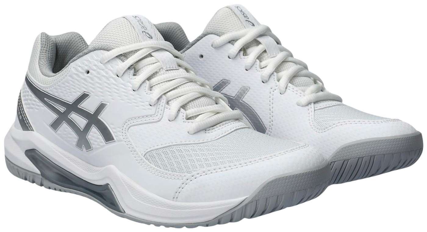 Женские теннисные кроссовки ASICS GEL-Dedicate 8 (размер 5 , 5, цвет БЕЛЫЙ / ЧИСТОЕ СЕРЕБРО)