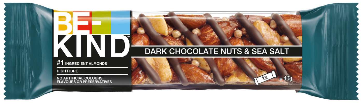 Ореховый батончик BE-KIND Dark Chocolate Nuts & Sea Salt (40 г)