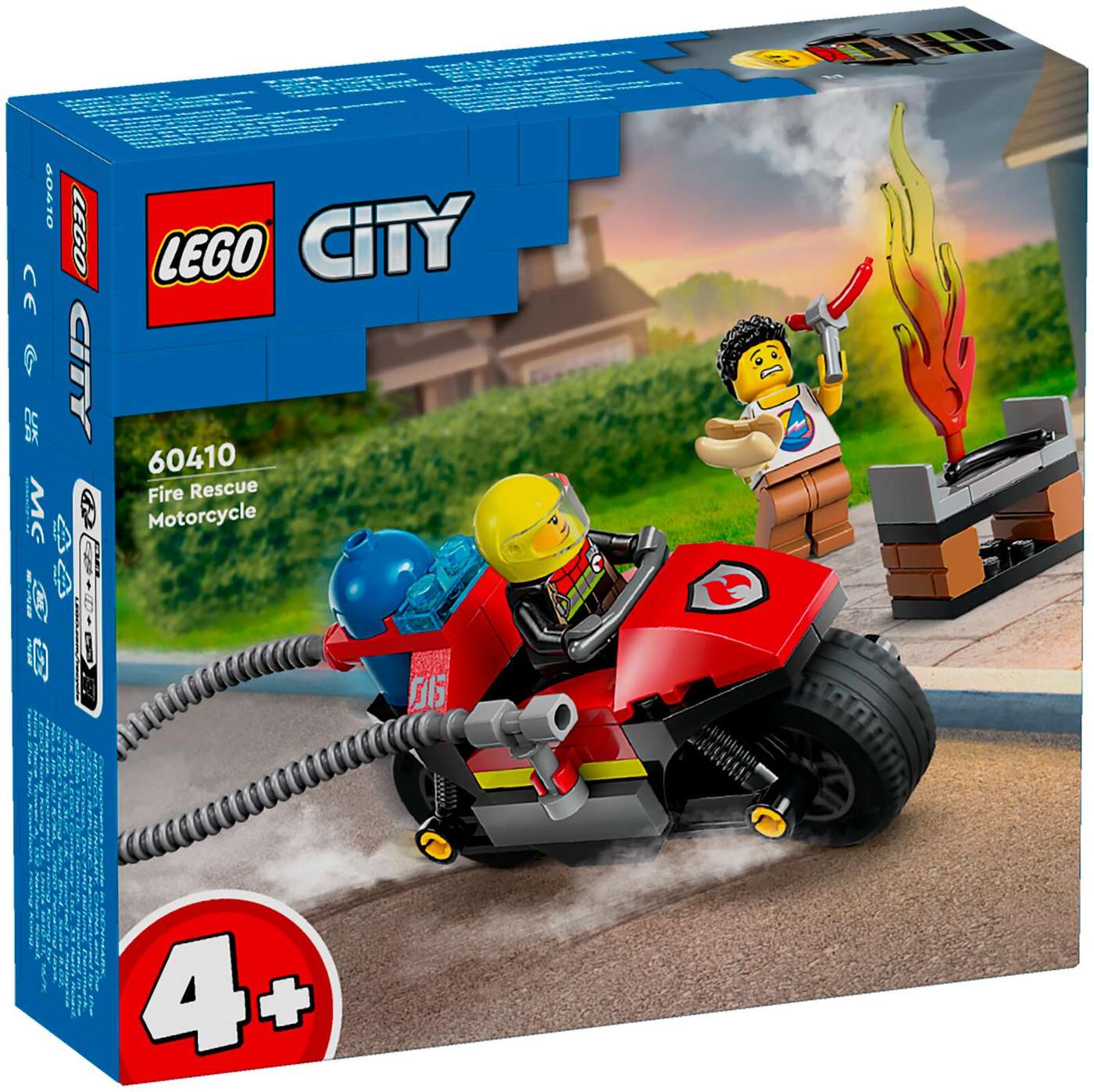 LEGO City Fire 60410 Мотоцикл спасателей пожарной службы
