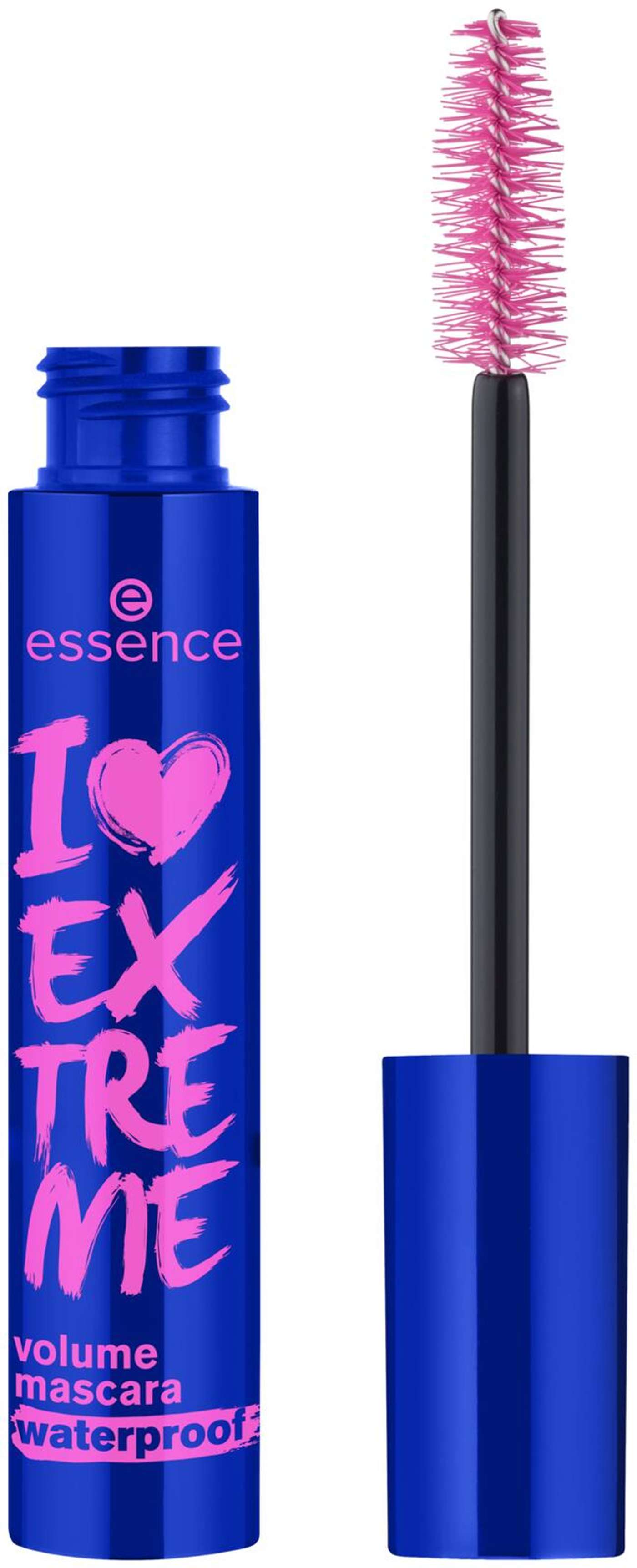 Essence I LOVE EXTREME тушь для объема водостойкая 12 мл