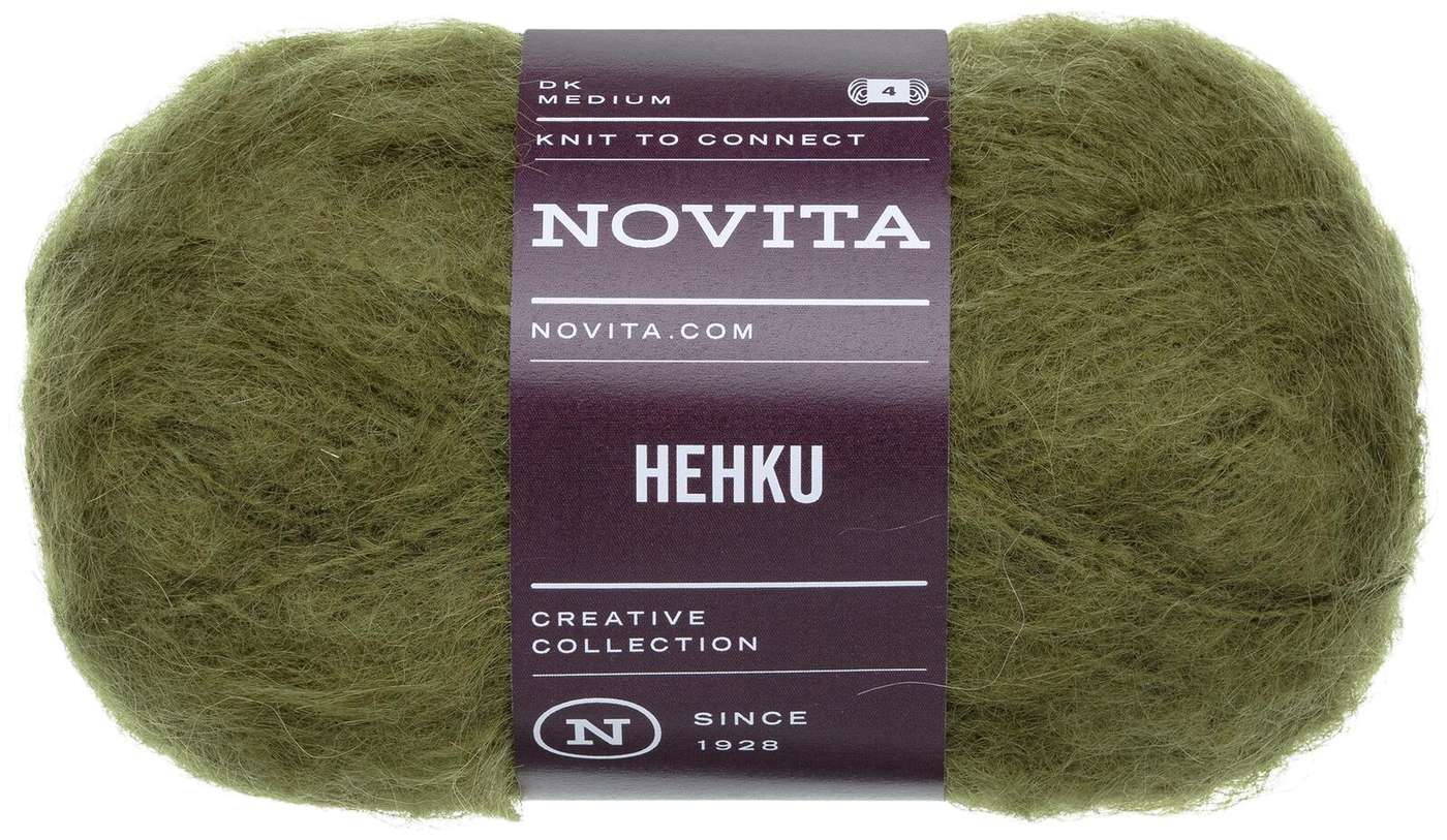 Нитки Novita Hehku 50г мох 306 (цвет мох)