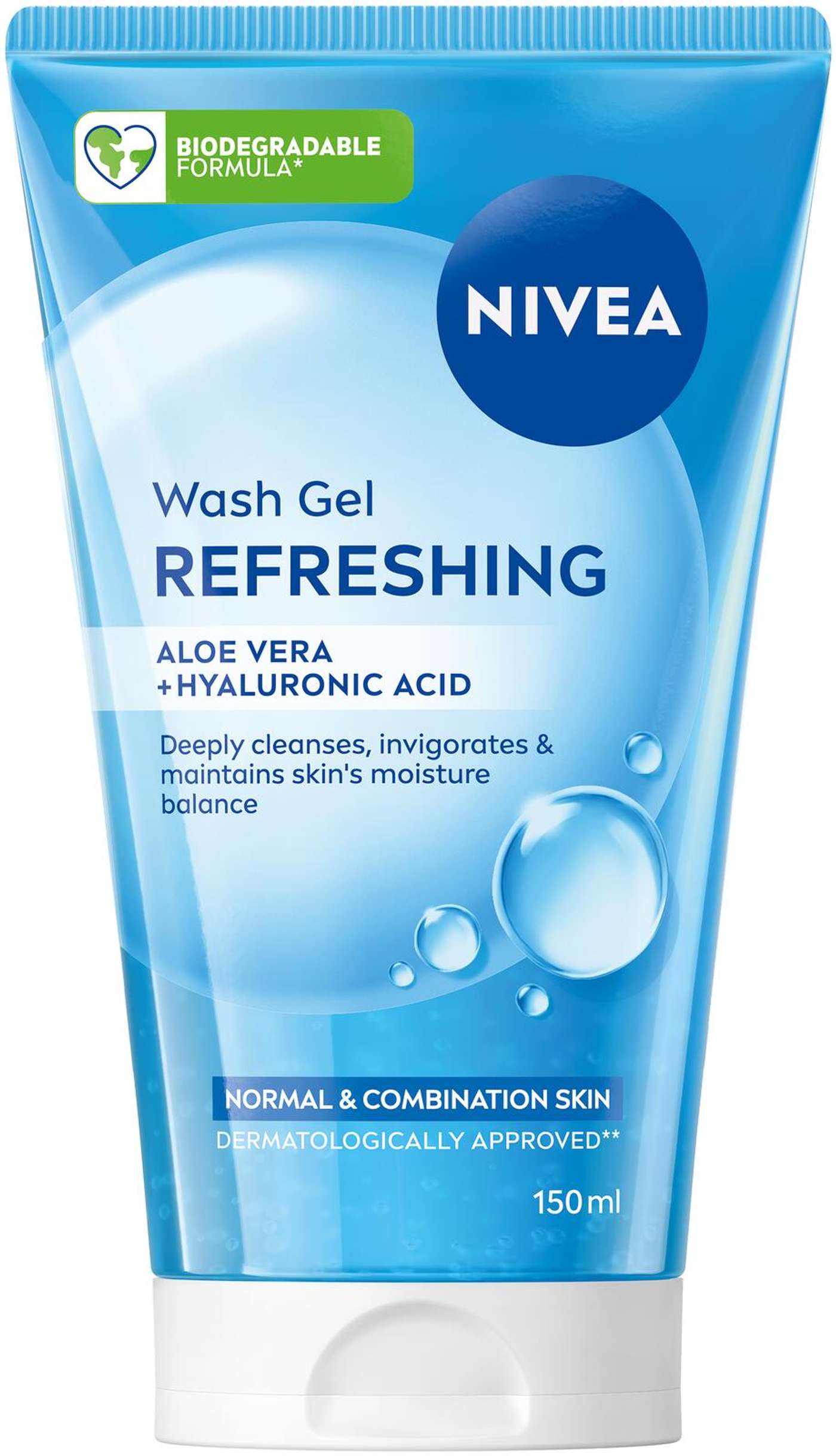 NIVEA 150 мл Освежающий очищающий гель для умывания