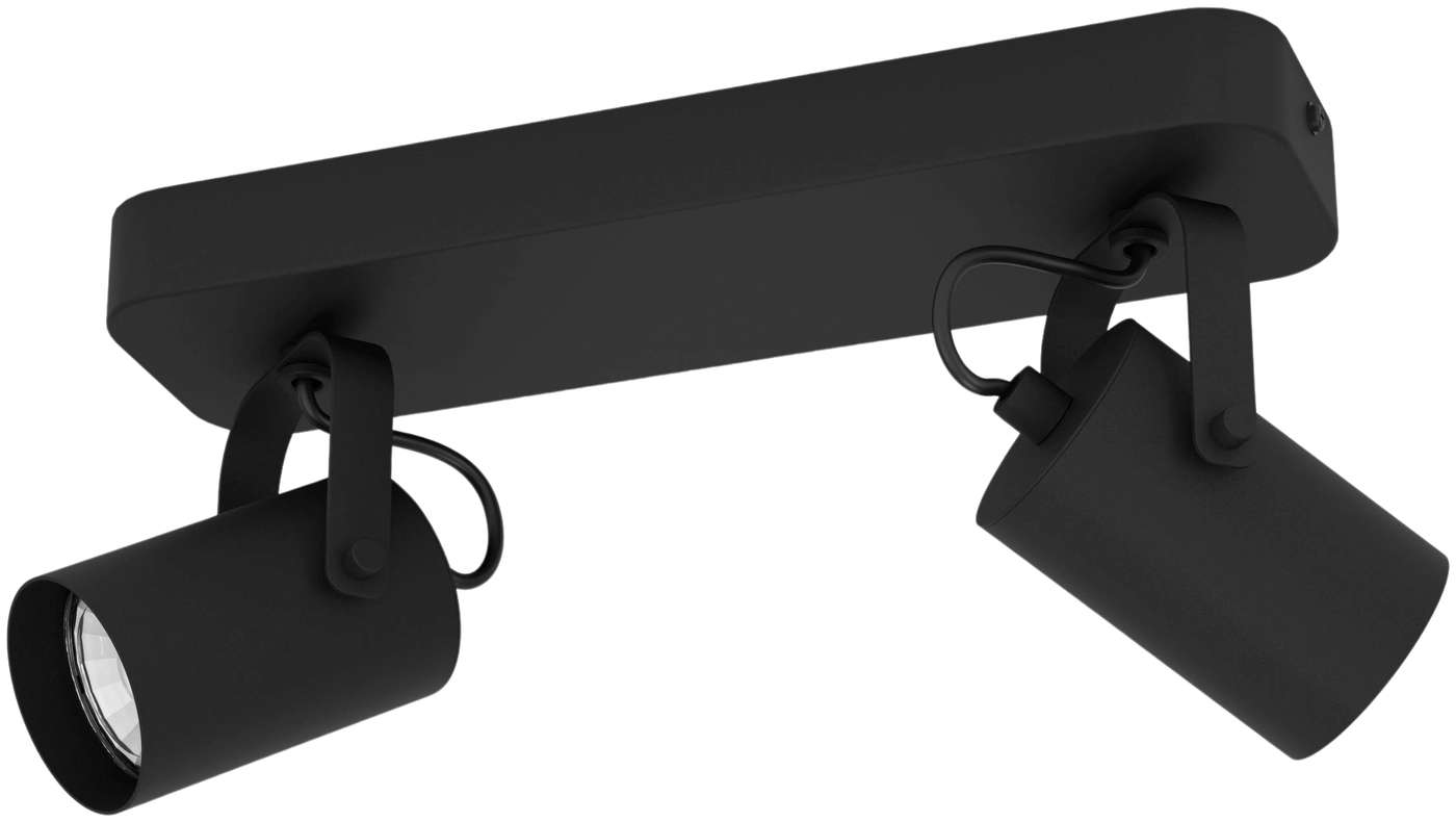 EGLO Прожектор Sorego, 2 предмета, светодиодный, 2x3 Вт, 28x10c12см, черный (цвет черный)