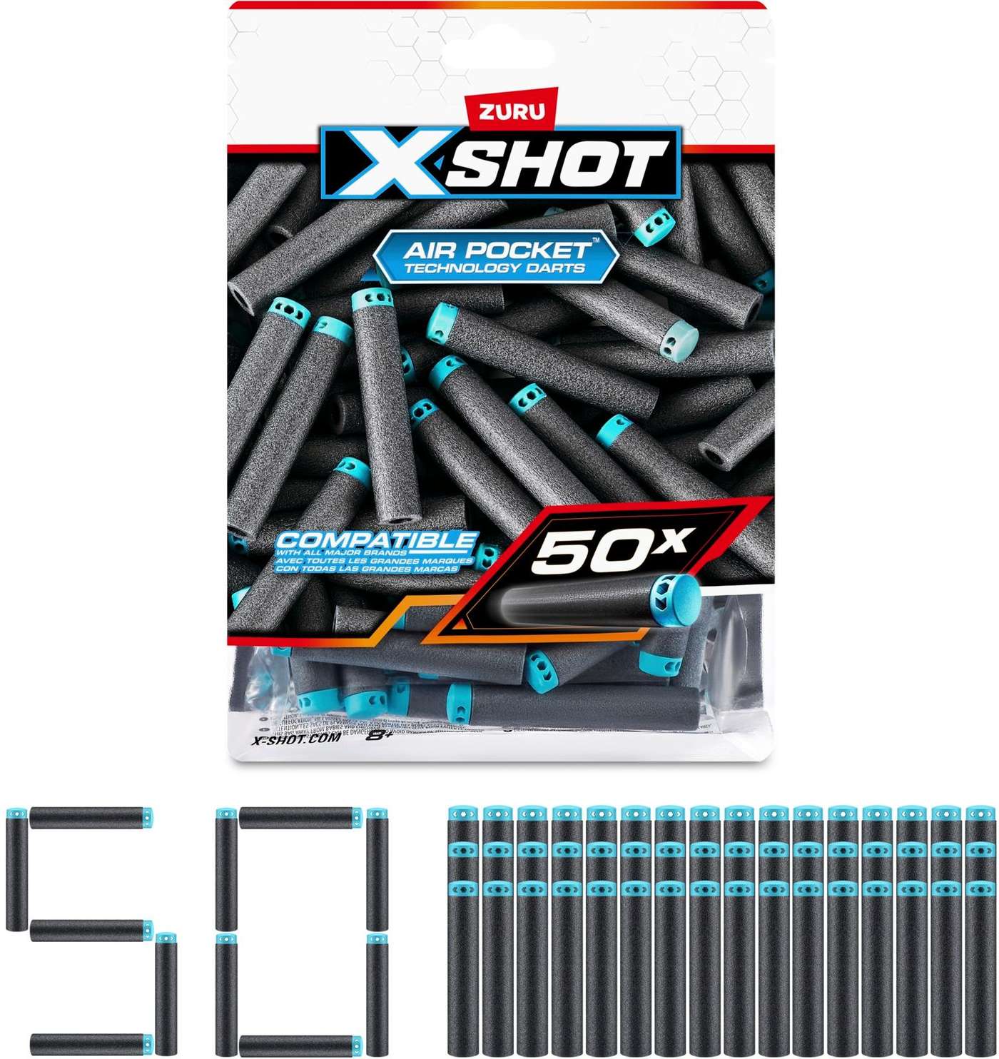 Пенопластовые боеприпасы X-Shot Excel 50 шт.