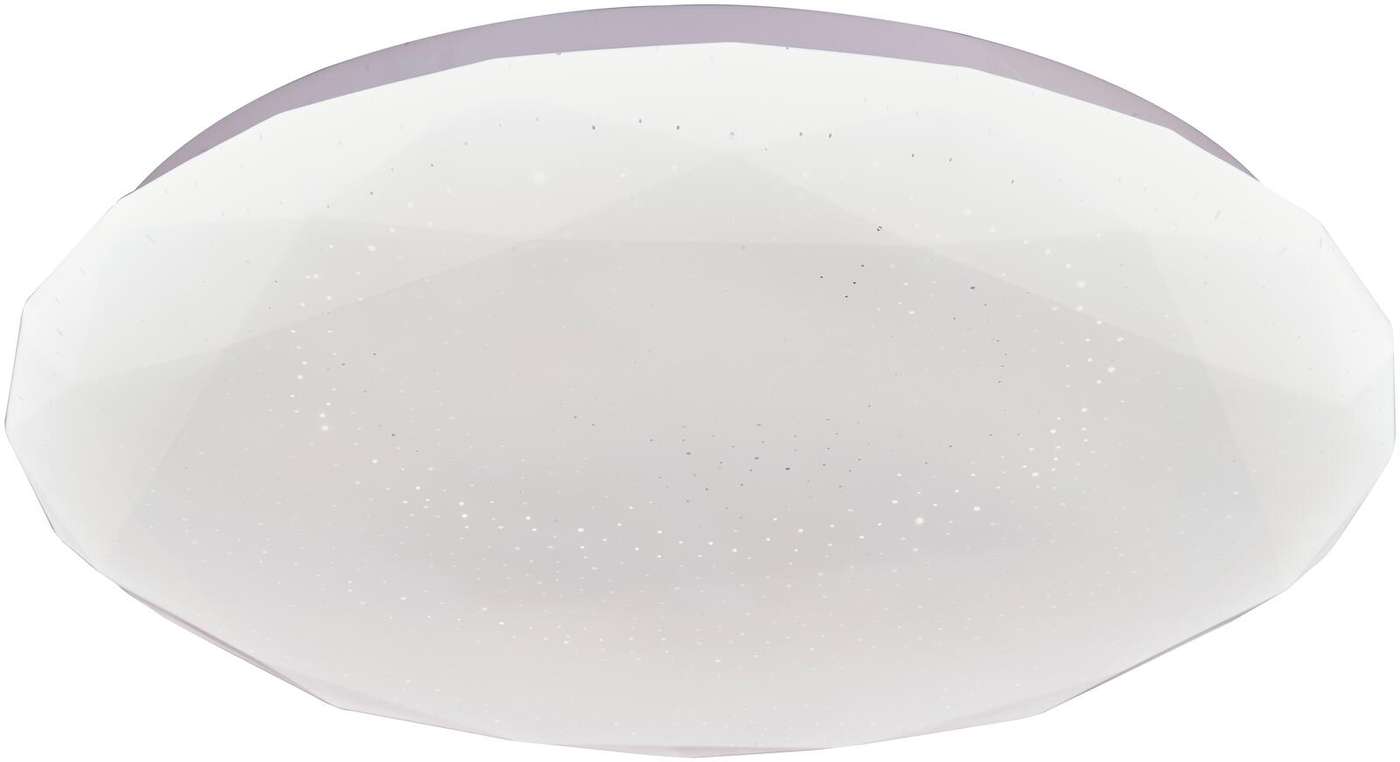 Плафон Heat Dimantti Easy Mount Led 40 см, звездный узор, ромбовидный абажур, 24 Вт, 2400 лм (цвет Белый)