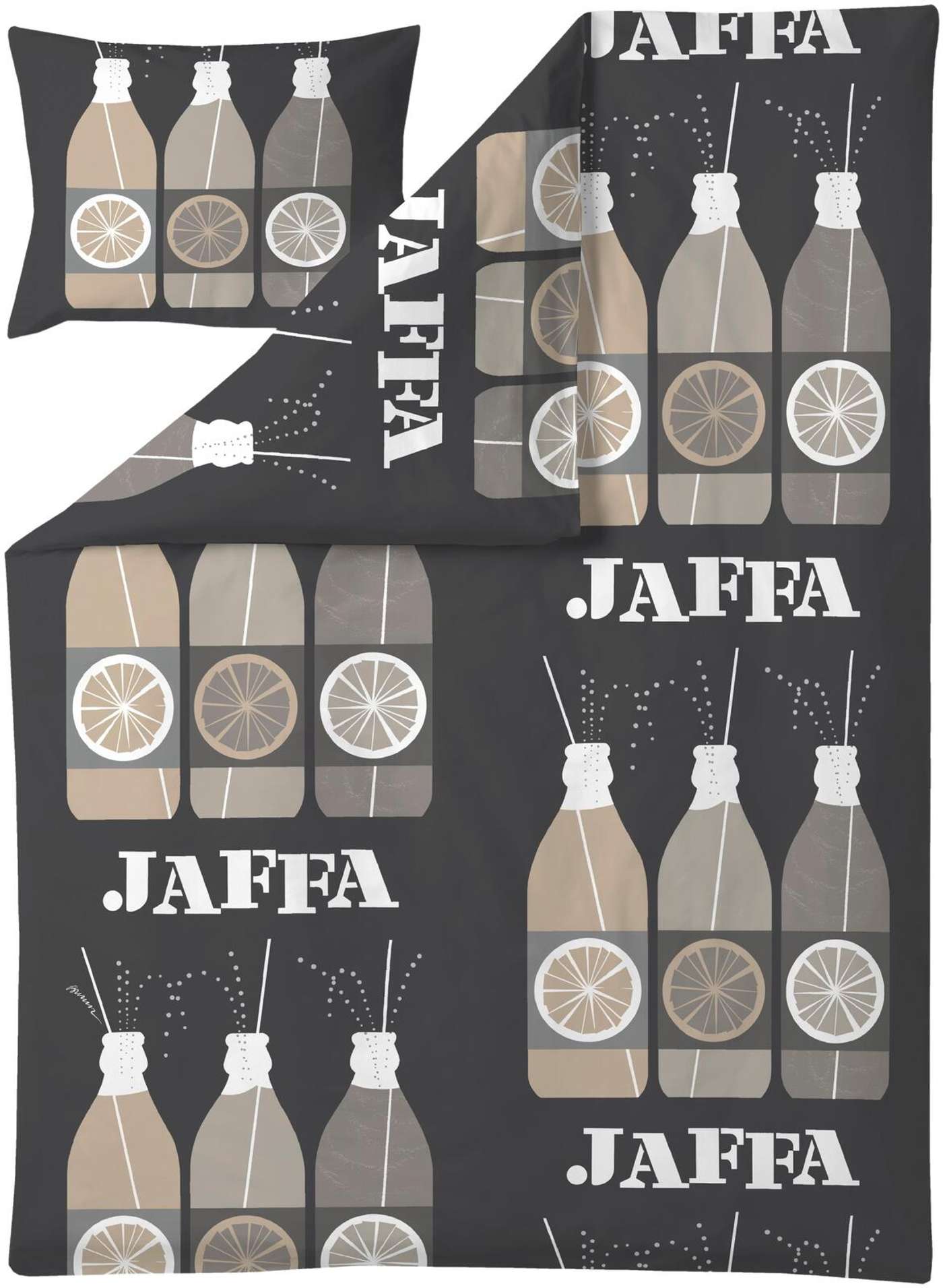 Vallila комплект пододеяльников Jaffa 150x210 см серо-бежевый (цвет серо-бежевый)