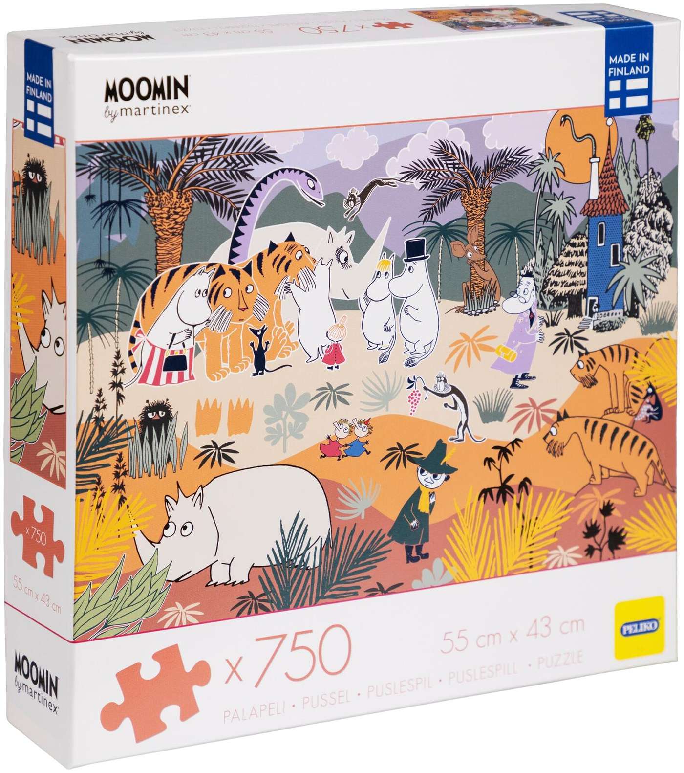 Пазл Peliko Moomin 750 возвращает Саванни