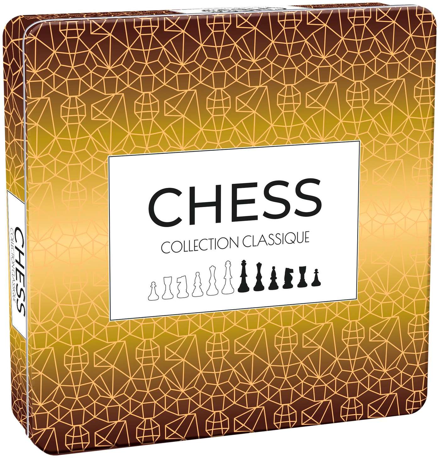 Тактическая настольная игра Deluxe Chess в металлической коробке.