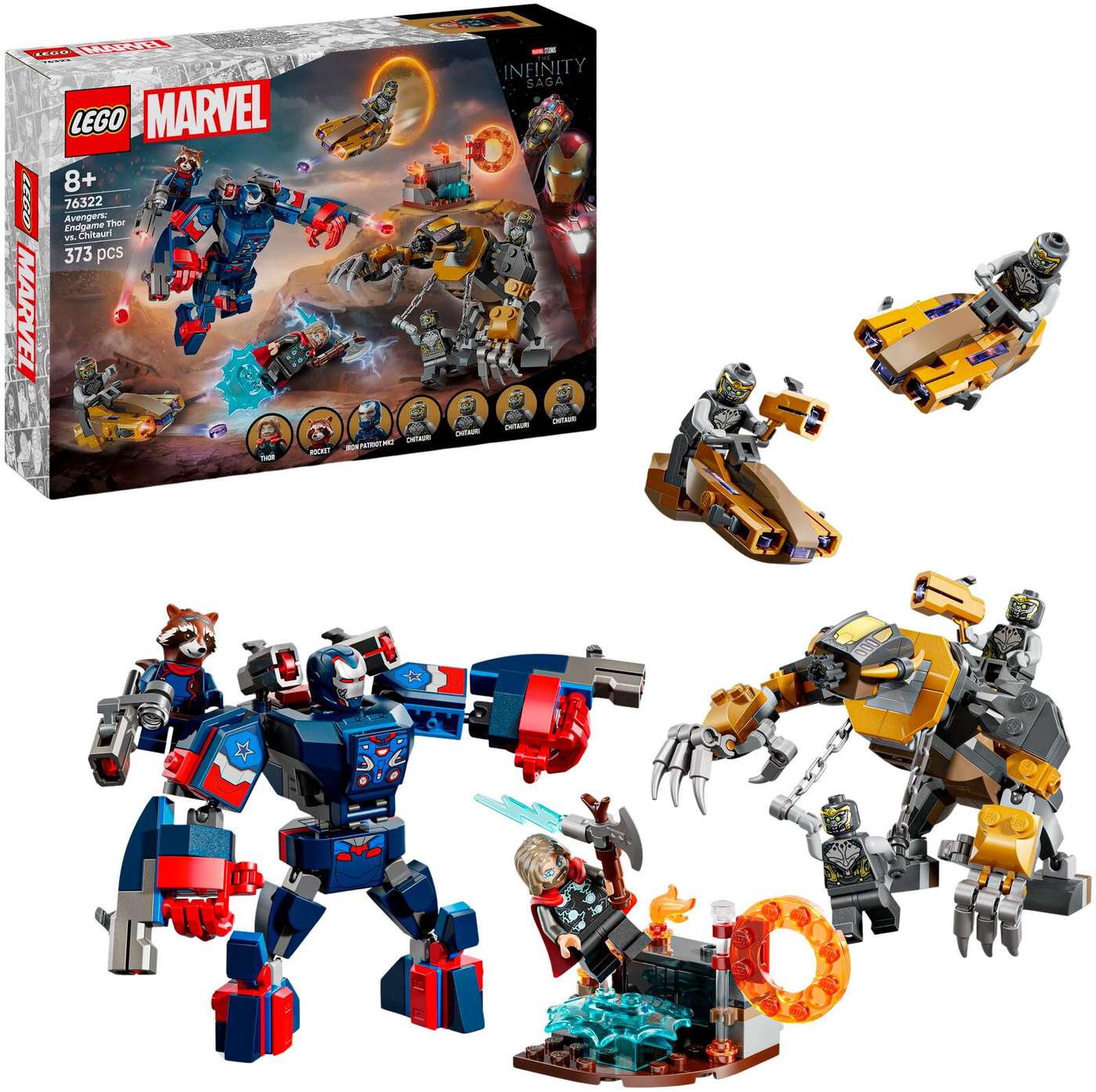 LEGO Super Heroes 76322 Мстители: Финал Тор против Читаури