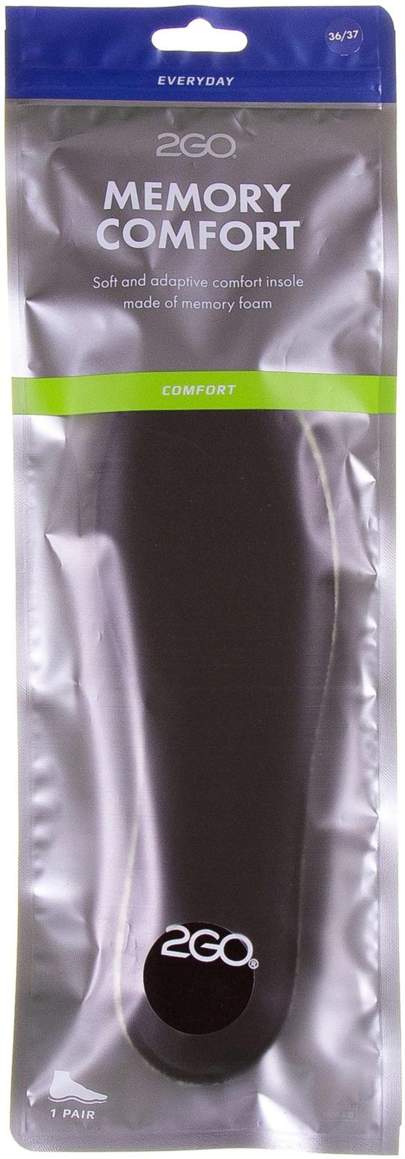 Стелька 2GO MEMORY COMFORT, РАЗМЕР 36 / 37