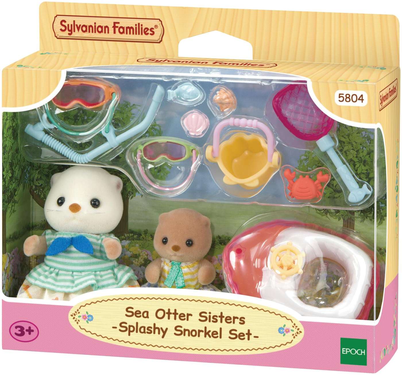 Sylvanian Families Морские выдры, подводное плавание