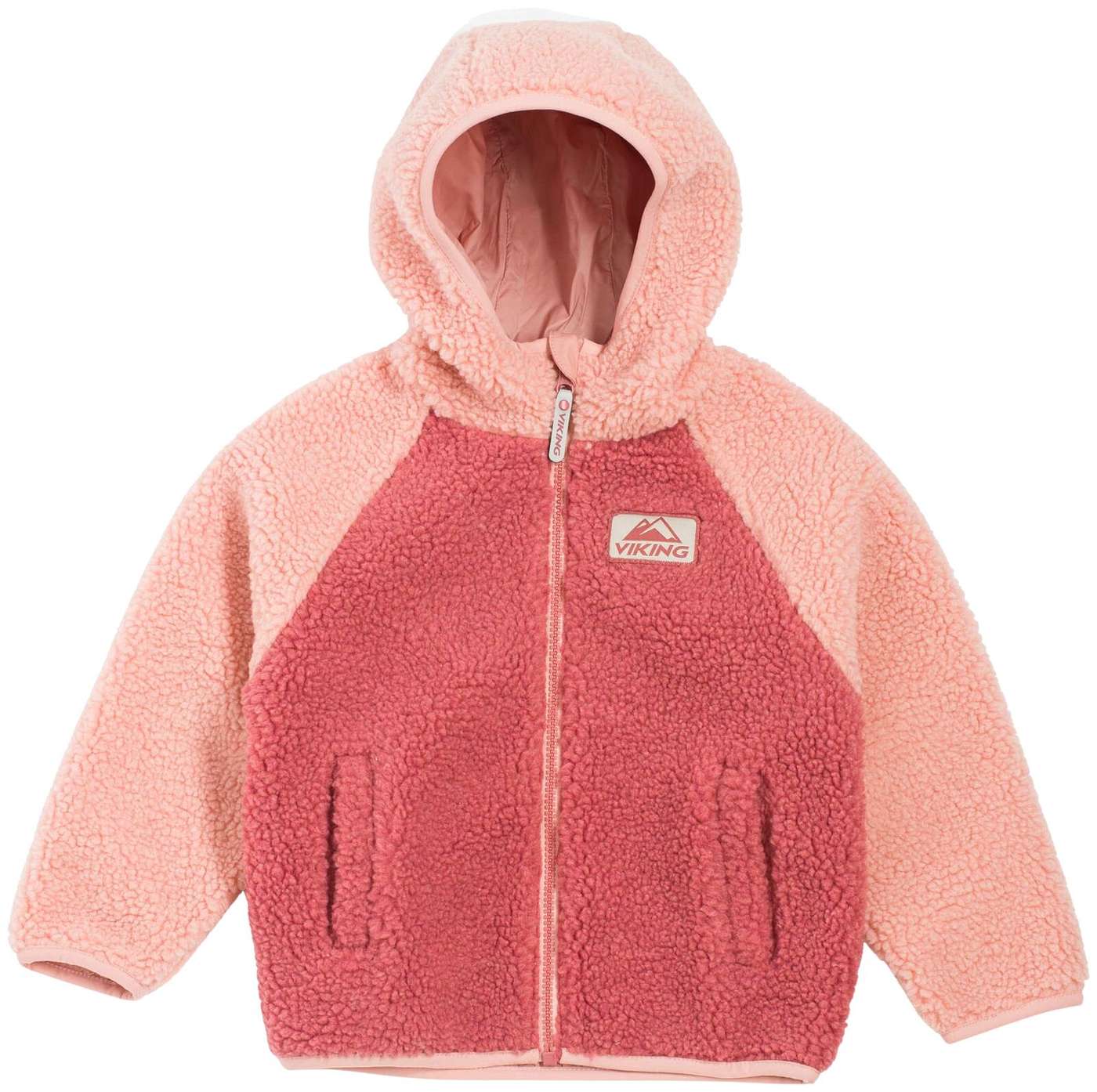 Детская двусторонняя куртка Viking Play Reversible Pile Jacket 50-25035 (размер 104, цвет розовый)