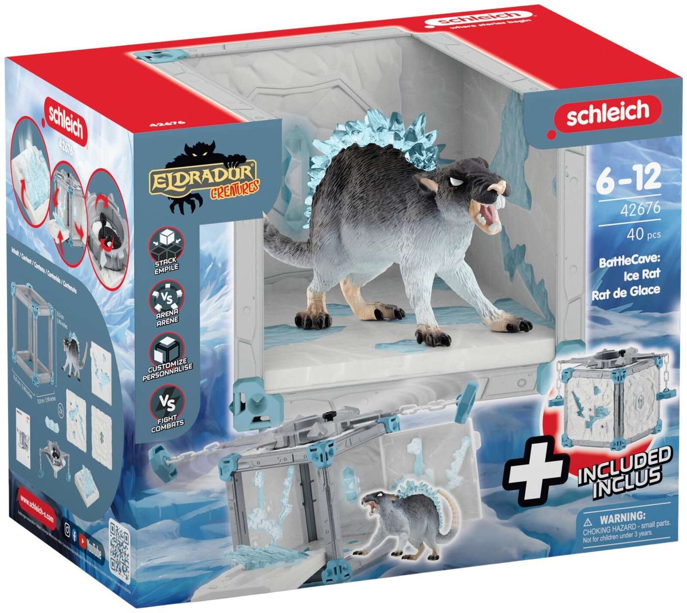 Schleich BattleCave Ледяная Крыса