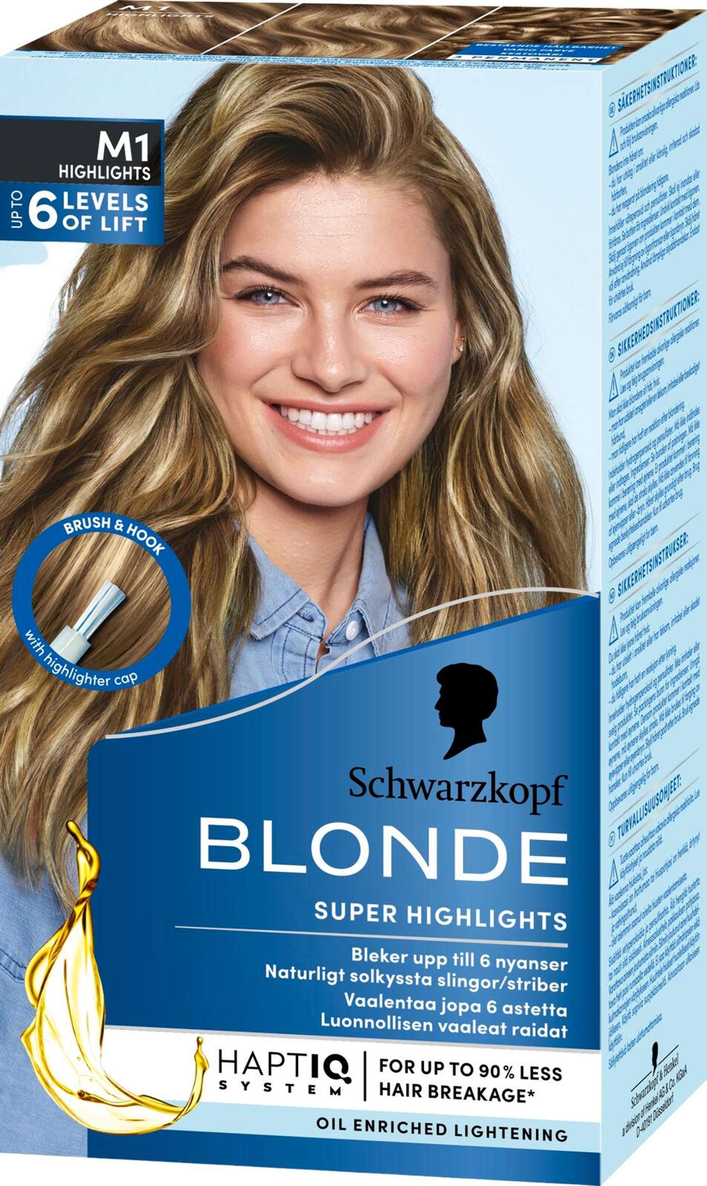 Schwarzkopf Blonde M1 Мелирование Супер полосы (цвет М1 супер основные моменты)