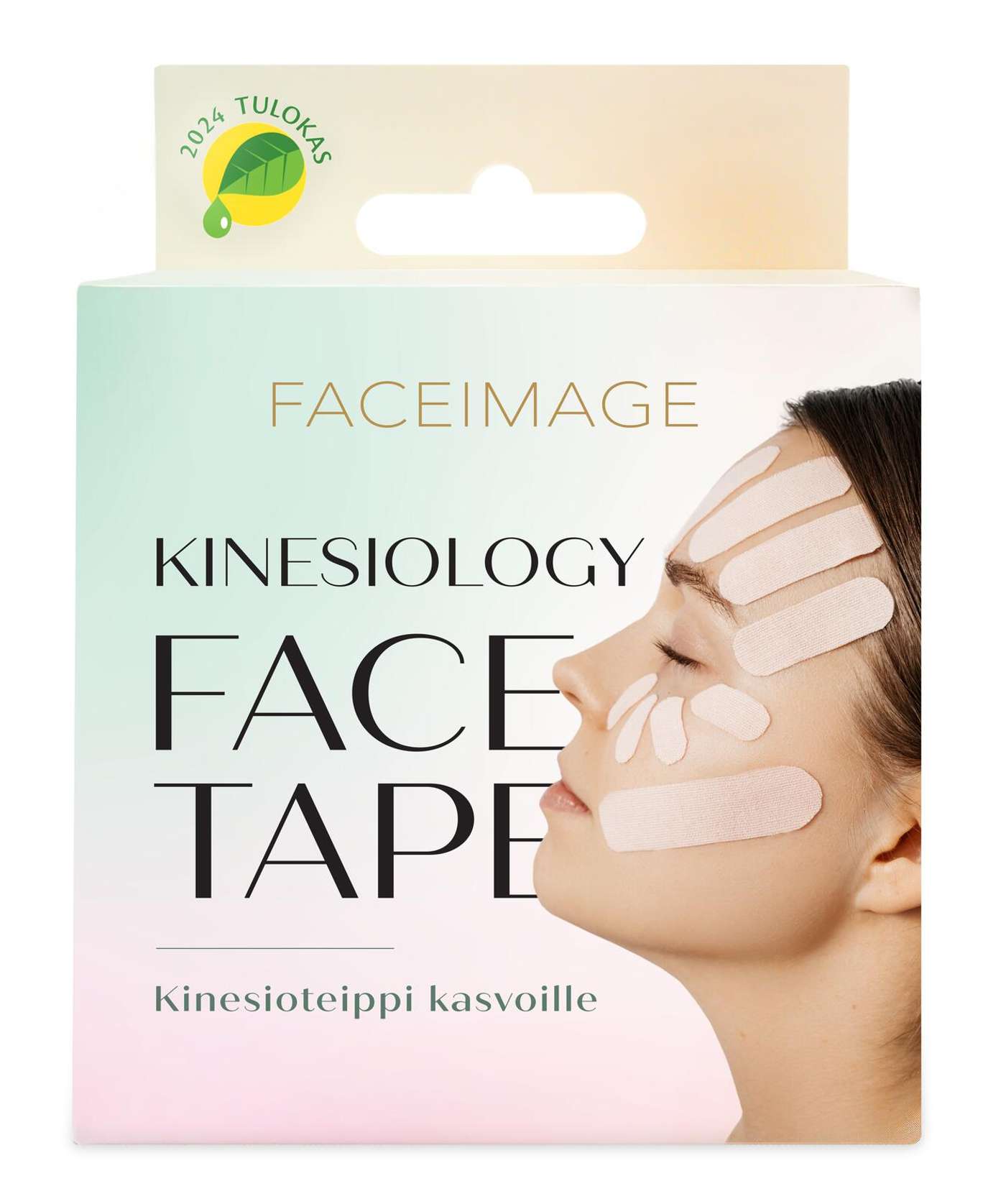 Кинезиотерапевтическая лента Faceimage для лица Sensitive 5см х 5м (цвет Розовый)