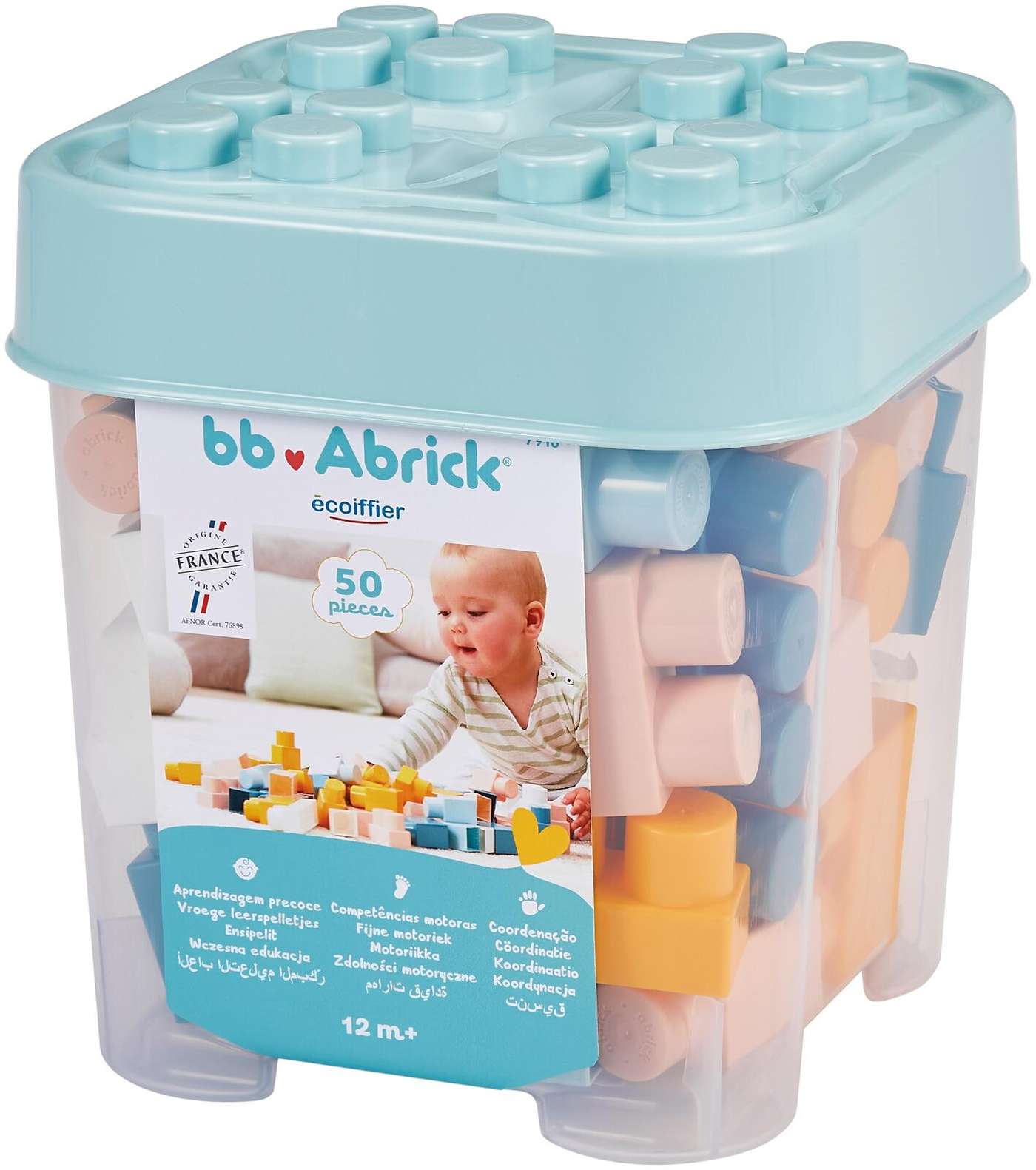 Ecoiffier - BB Abrick - Строительные блоки, упаковка 50 шт.