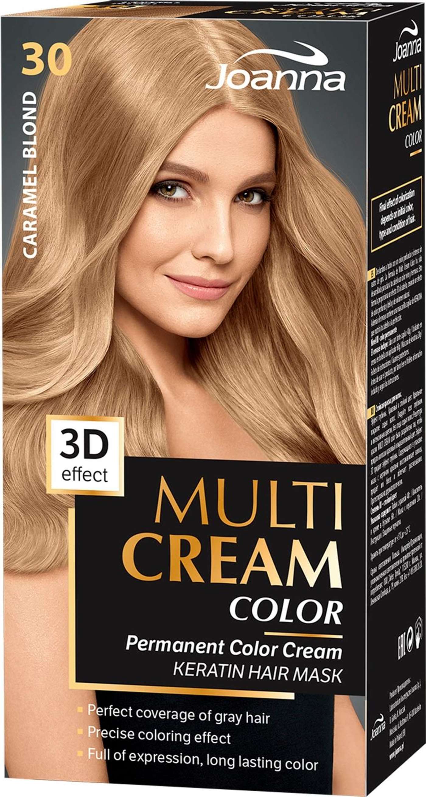 Краска для волос Joanna Multi Cream Caramel Blond 30