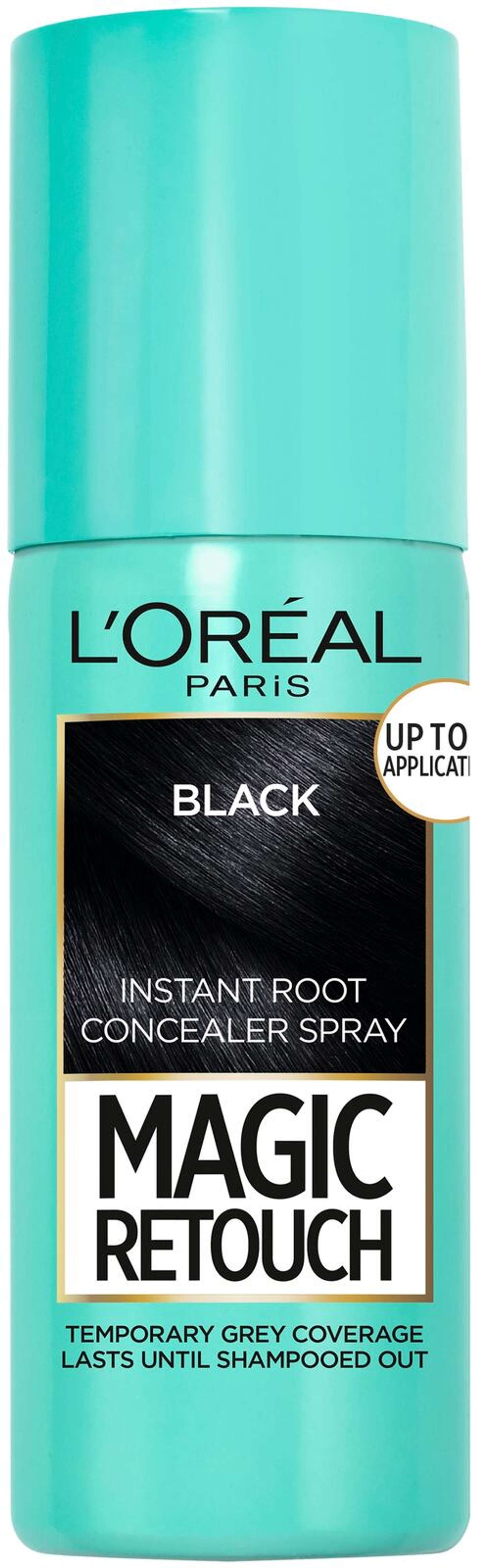 L'Oréal Paris Magic Retouch Black Распыляемая тональная основа оттенка 75 мл (цвет Черный)