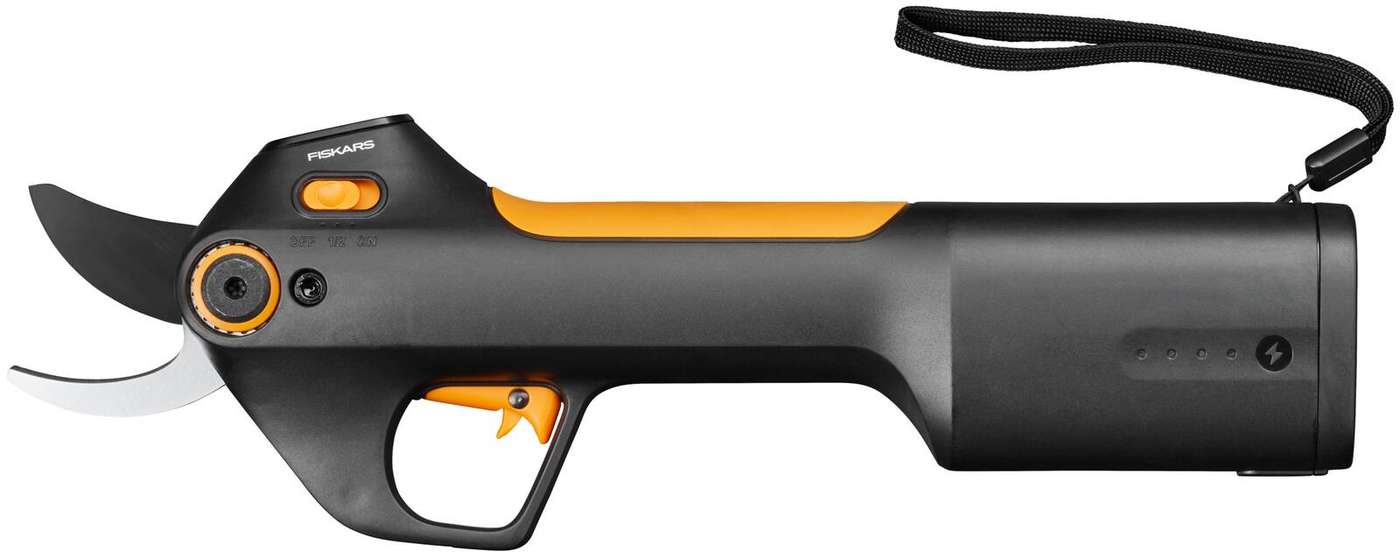 Аккумуляторные секаторы Fiskars M, обрезка (цвет черный)