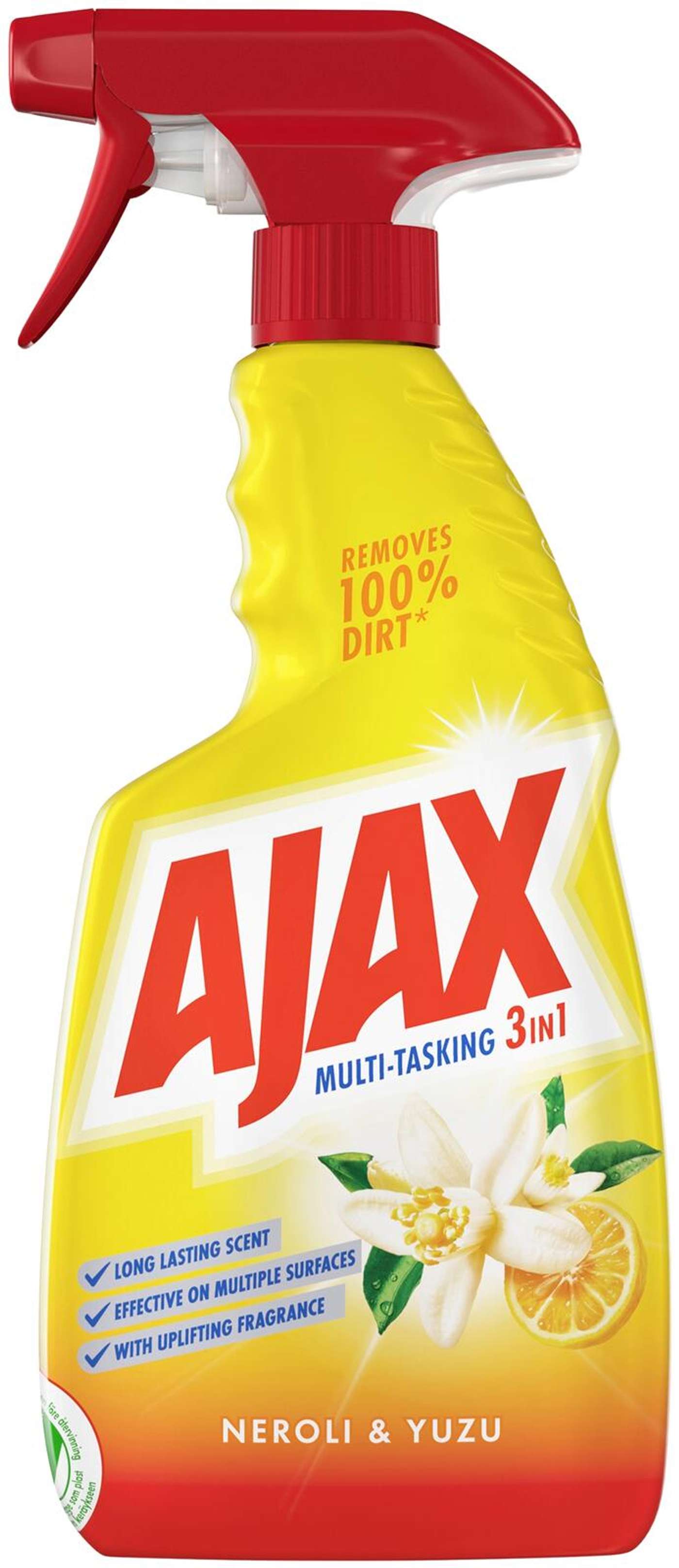 Ajax Mood Boosting 3в1 очищающий спрей Нероли и Юзу 500мл