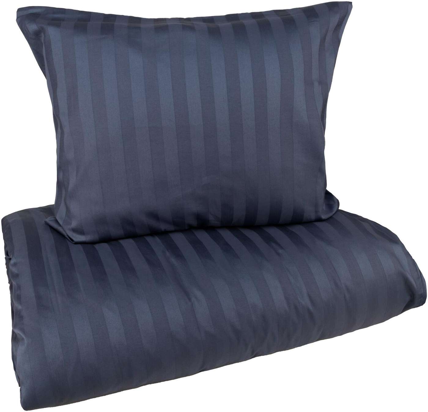 Комплект постельного белья House из сатина Stripe 150х210 см, темно-синий (цвет темно-синий)
