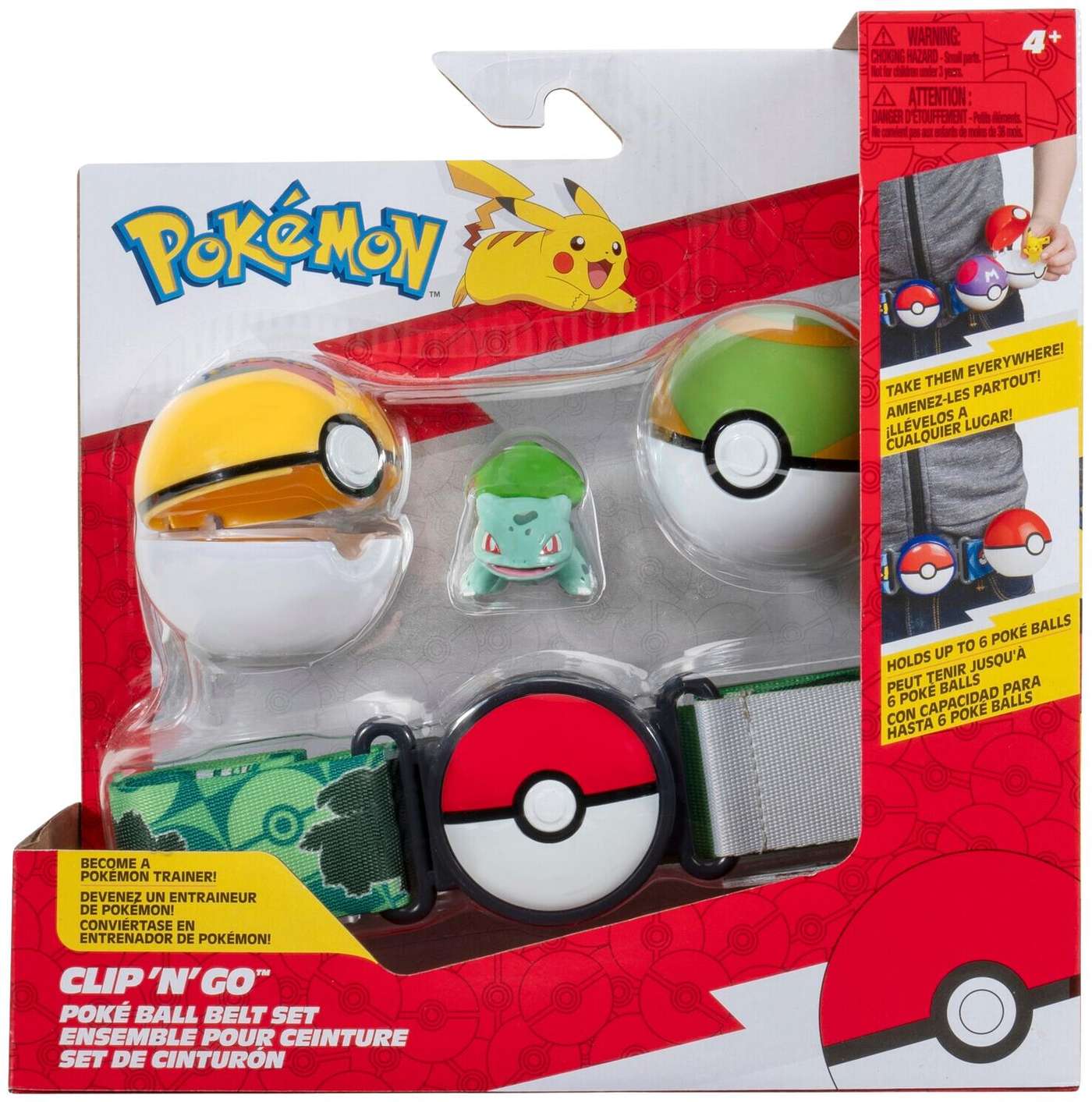 Пояс и мяч Pokemon Clip and Go
