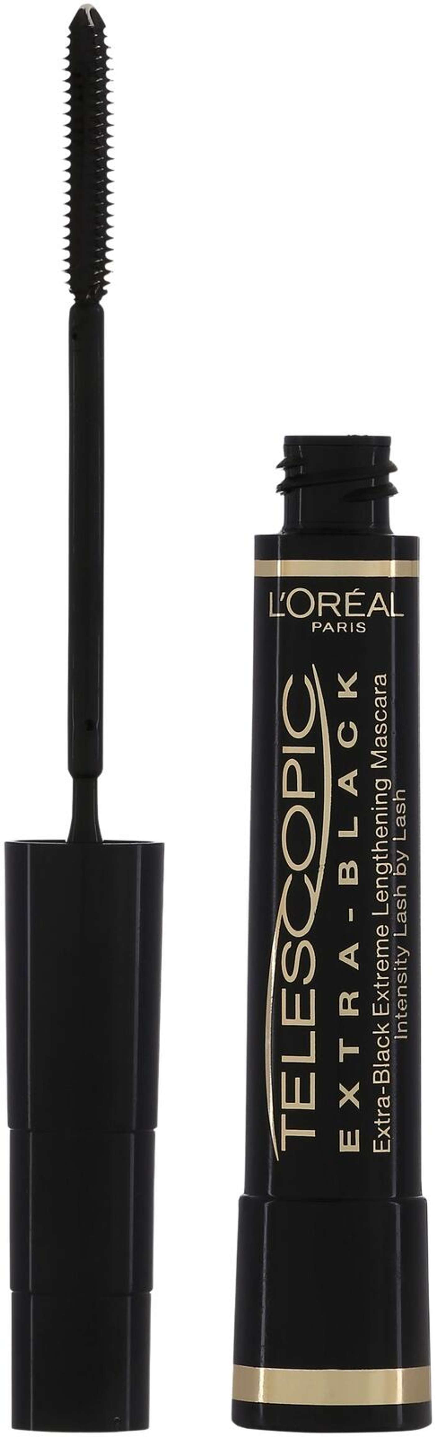 L'Oréal Paris Телескопическая черная тушь для ресниц 8 мл (цвет черный)