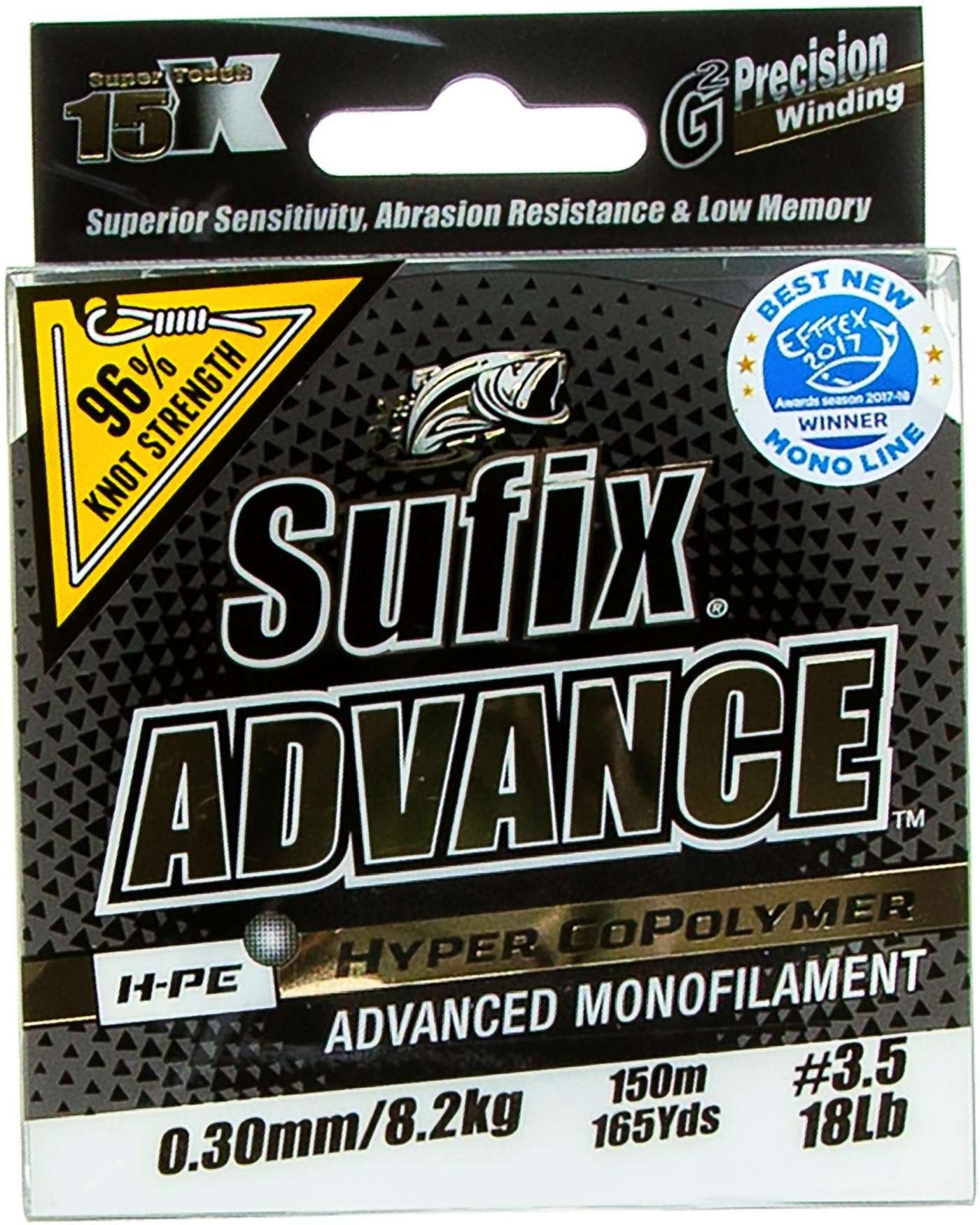 Sufix Advance 150м 0, 30мм / 8, 2кг прозрачная леска