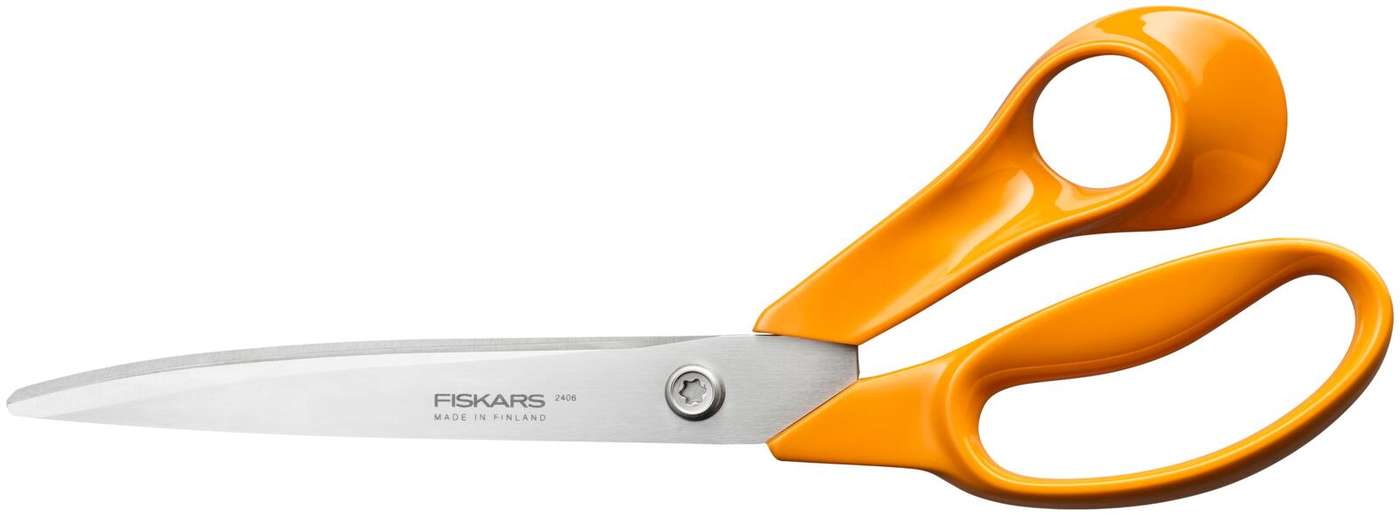 Ножницы общего назначения Fiskars Classic, большие, 25 см, рукоделие (цвет апельсин)