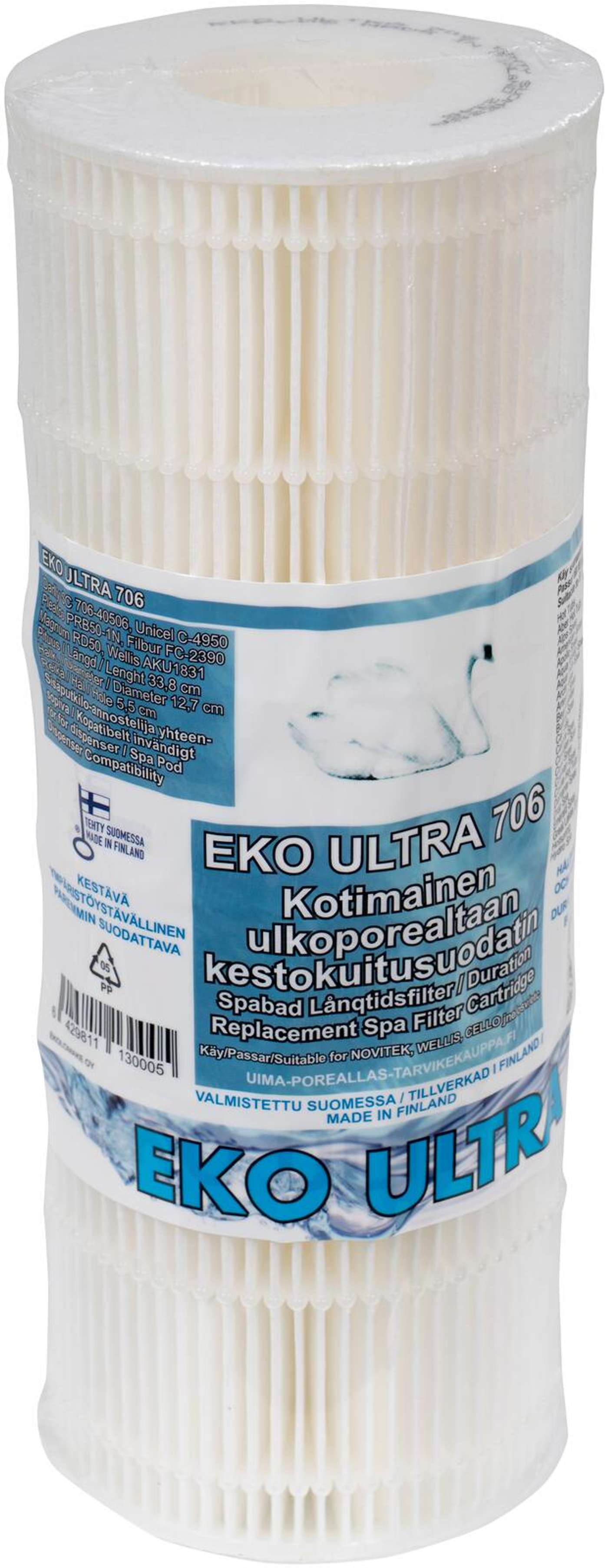 Прочный волоконный фильтр EKO ULTRA 706 для уличного джакузи.