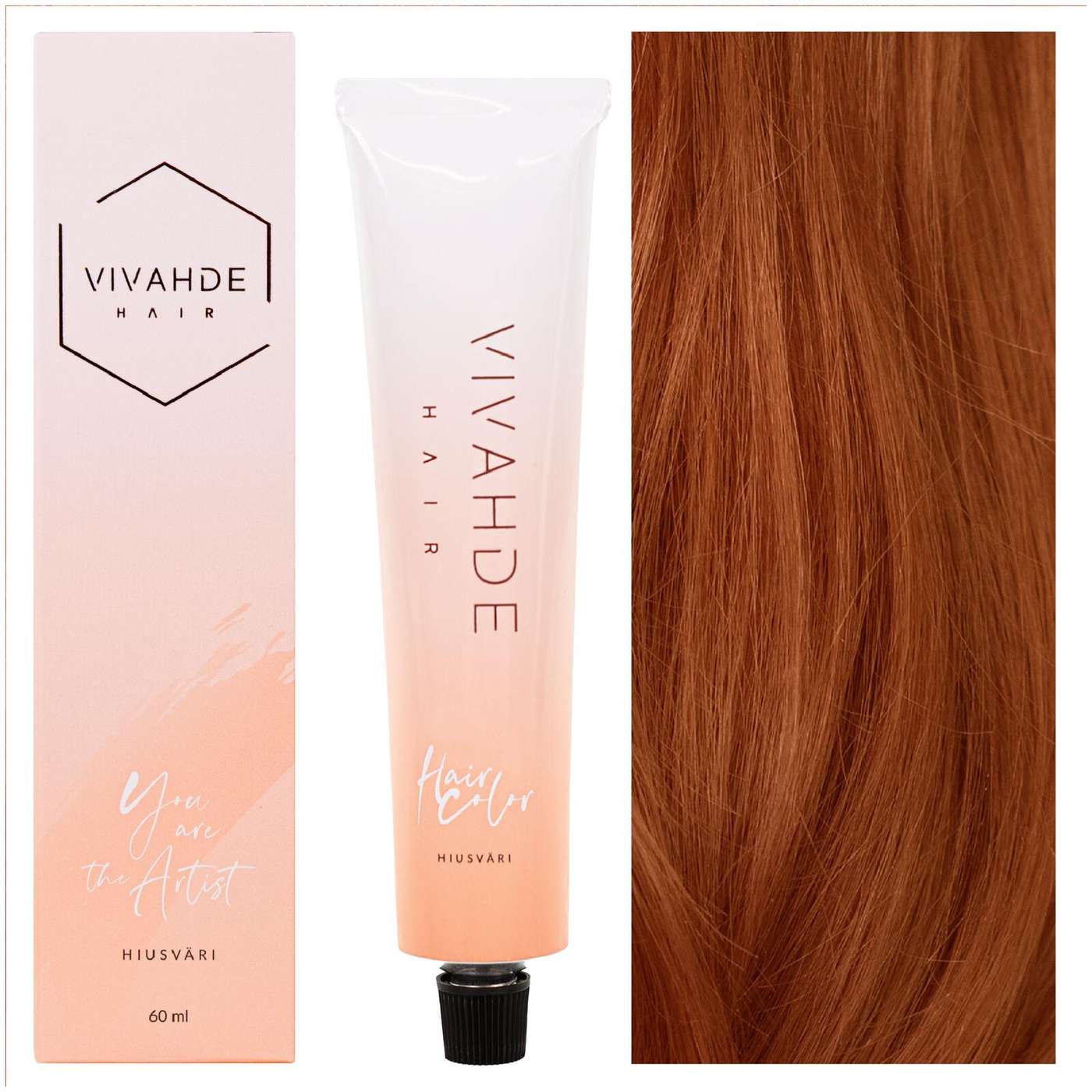 Vivahde Hair 8 C Медная краска для волос 60 мл