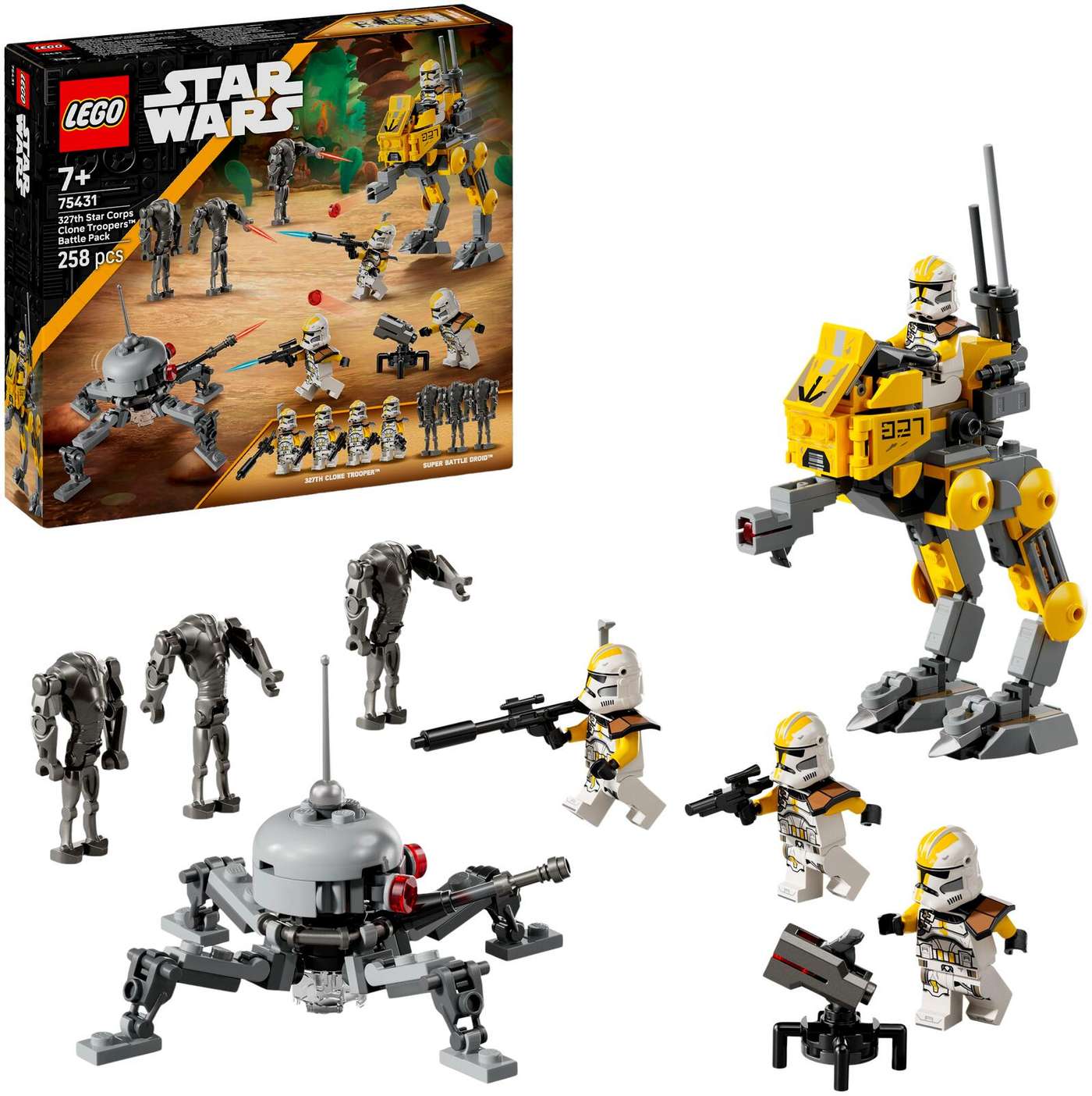 LEGO® Star Wars TM 75431 Боевой набор 327-го солдата-клона Skyforce