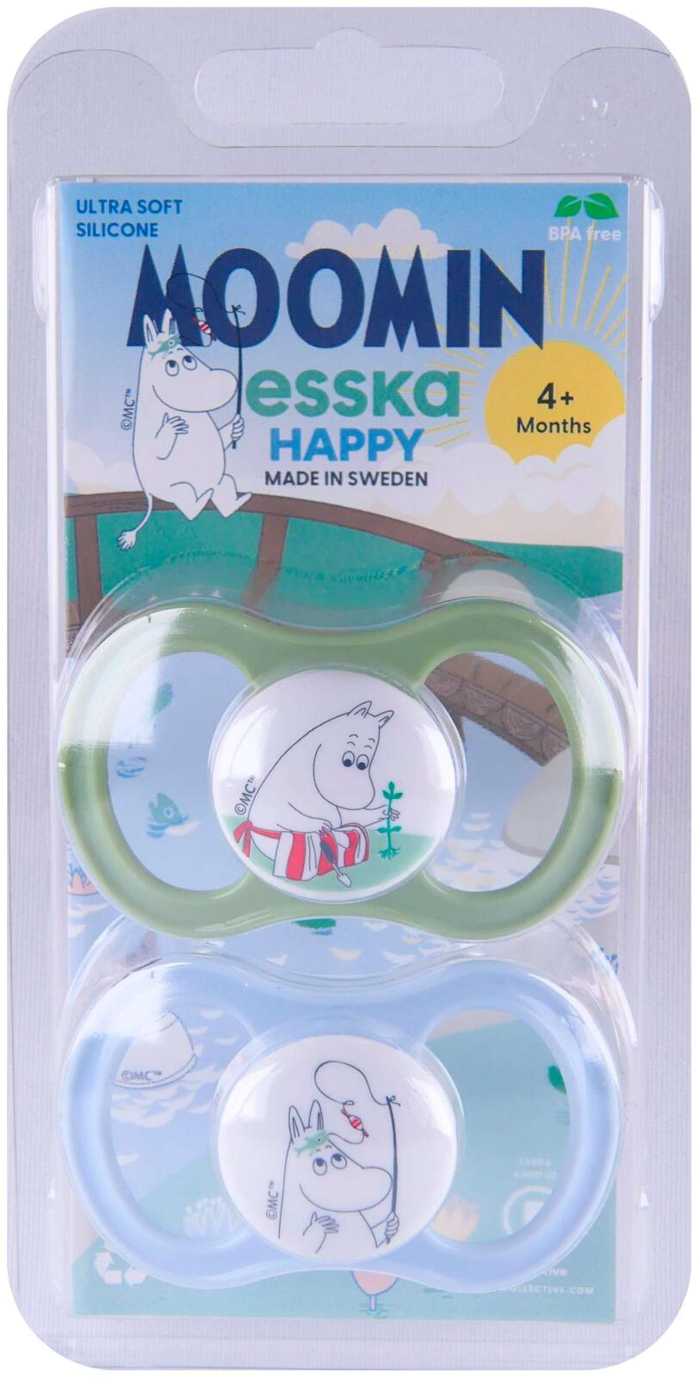 Соска Esska Happy Moomin 4-36м 2шт
