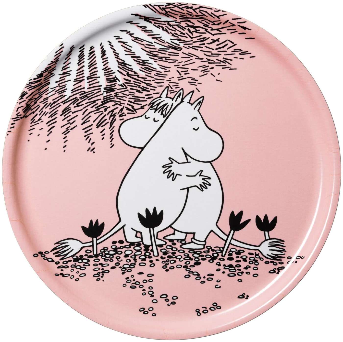 Поднос Moomin Arabia Moomin Love 35см (цвет розовый)