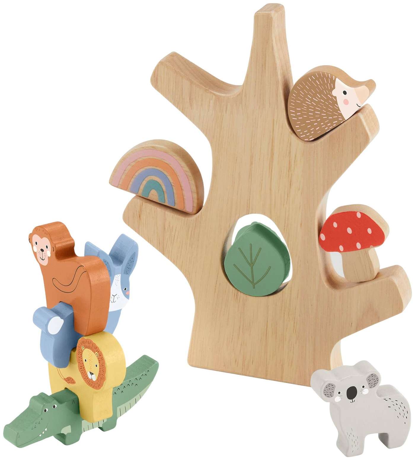 Fisher-Price Puu - деревянная игрушка-складывающаяся.