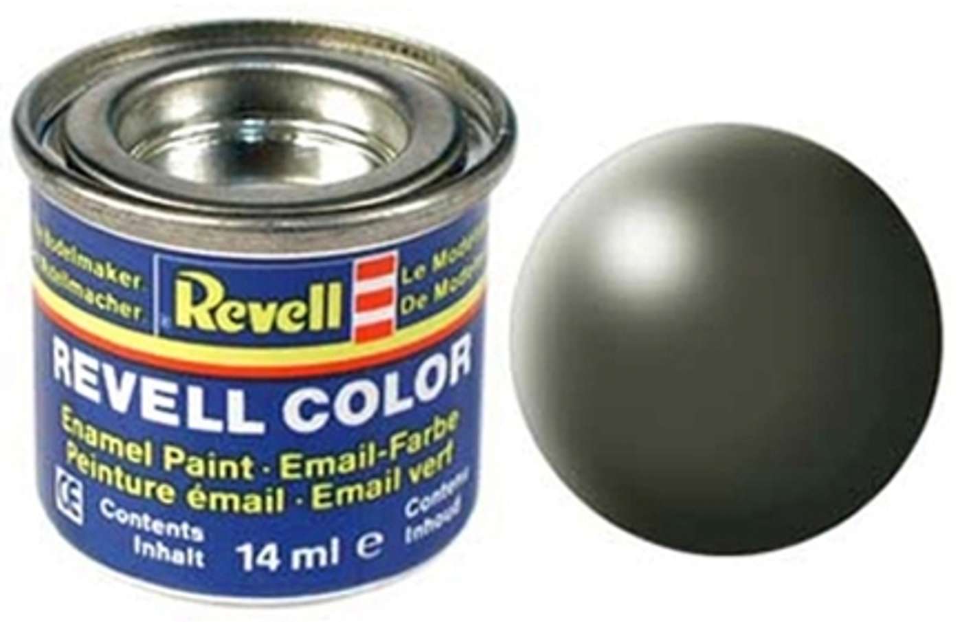 Краска Revell 14мл 361 оливково-зеленый шелковистый матовый (цвет оливковый)