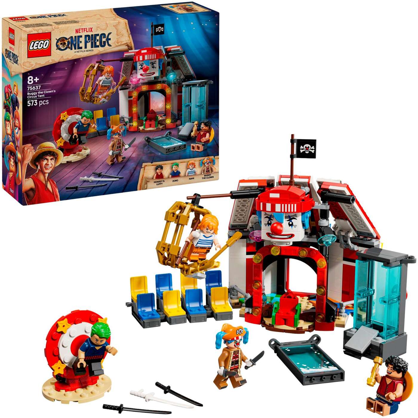 LEGO® ONE PIECE 75637 Цирковая палатка «Багги-клоун»