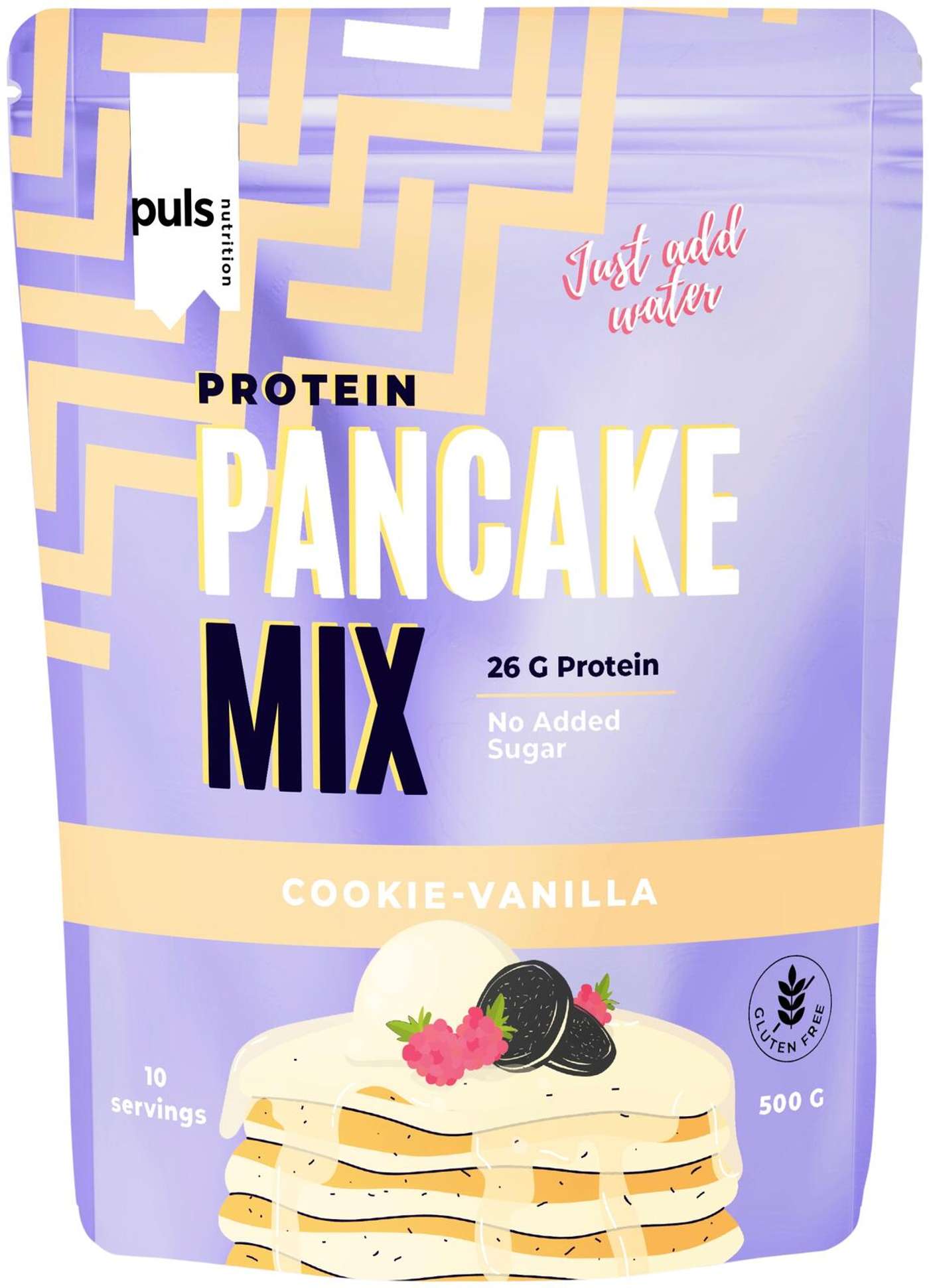 PULS Vegan Protein Pancake Mix печенье - ваниль 500г