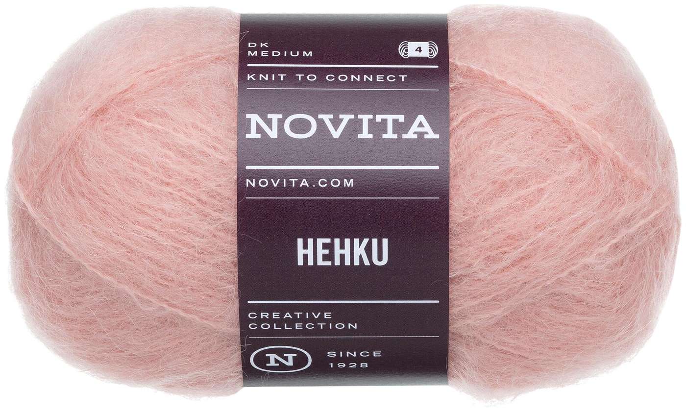 Нитки Novita Hehku 50г розовая вода 504 (цвет розовая вода)