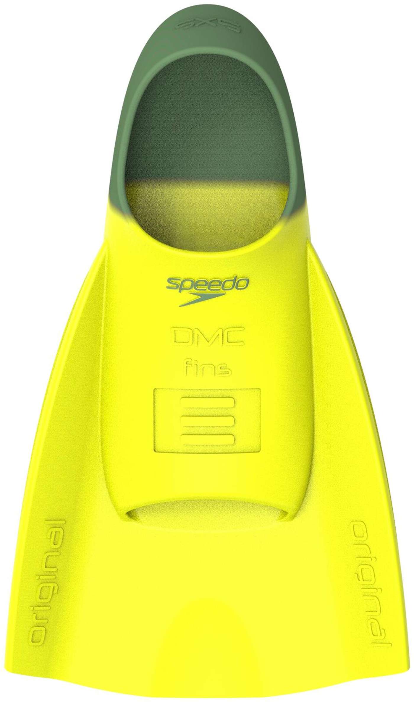 Оригинальные плавники Speedo dmc m (размер XS, цвет Гипер-желтый / оливковый)
