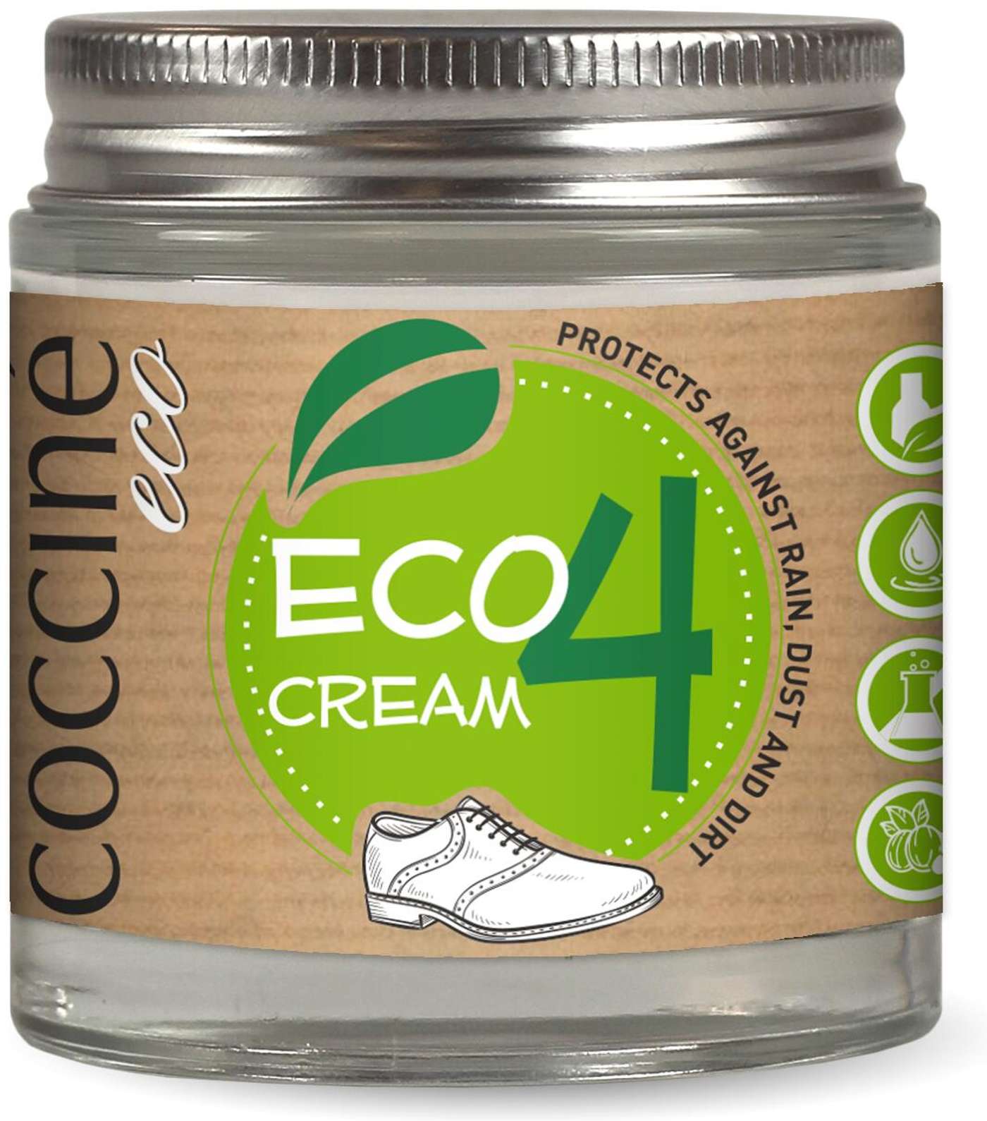 Coccine Eco крем для обуви для кожи, бесцветный 100 мл