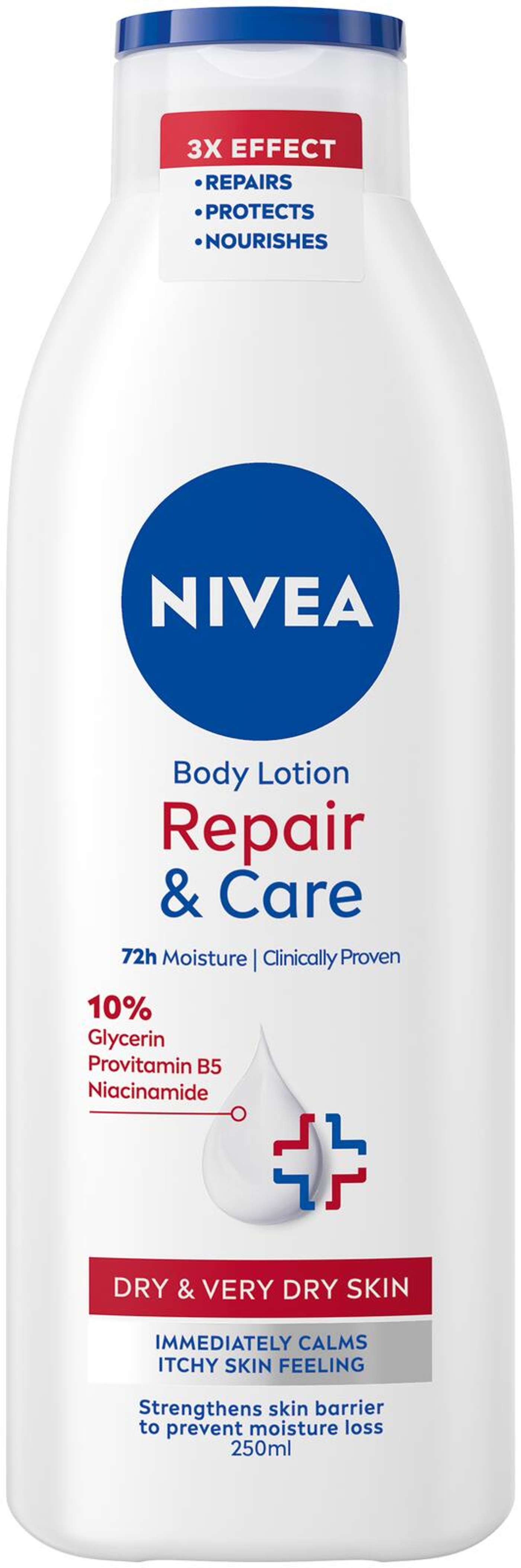 NIVEA 250ml Repair & Care Body Lotion эмульсия для тела