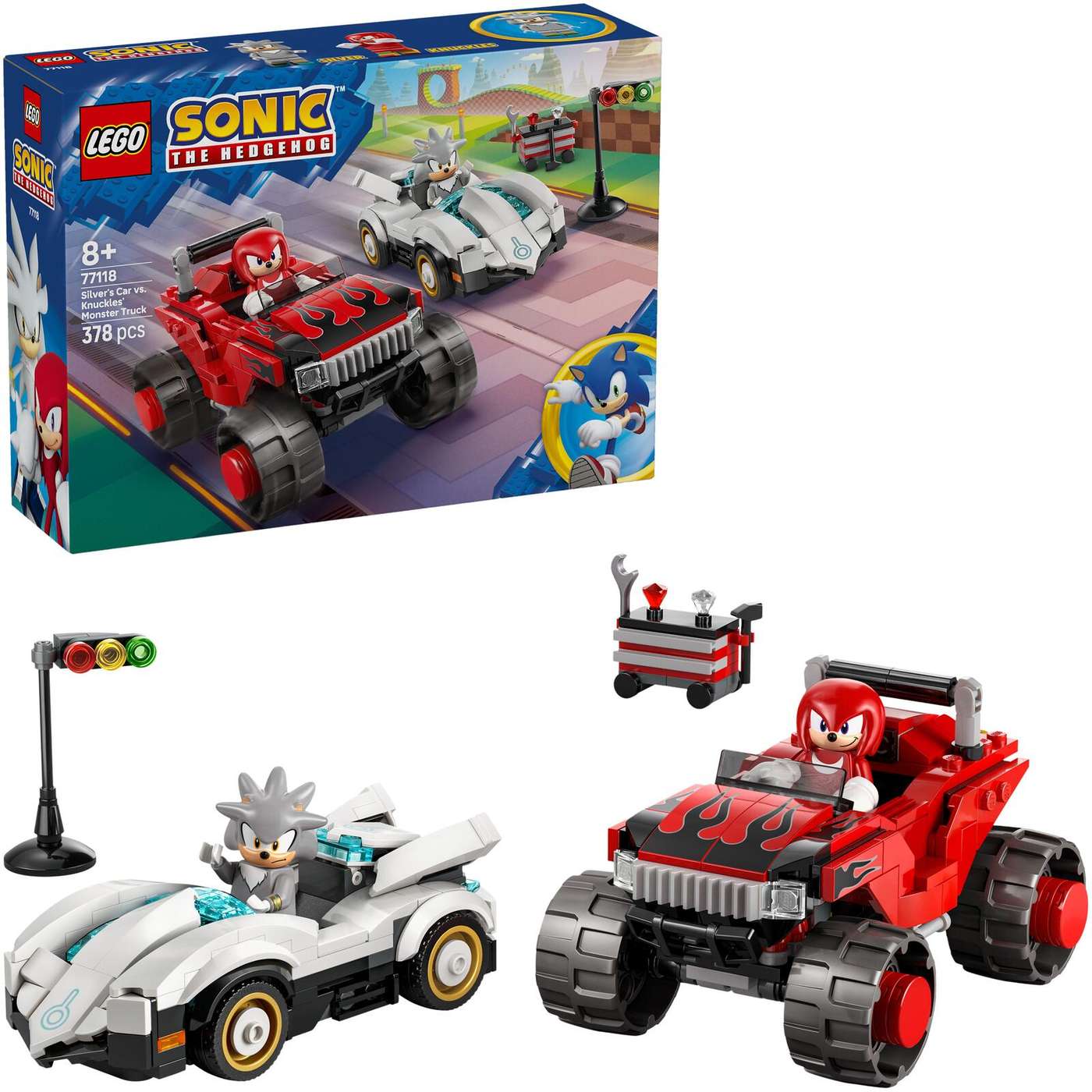 LEGO® Sonic 77118 Машина Сильвера против машины-монстра Наклза