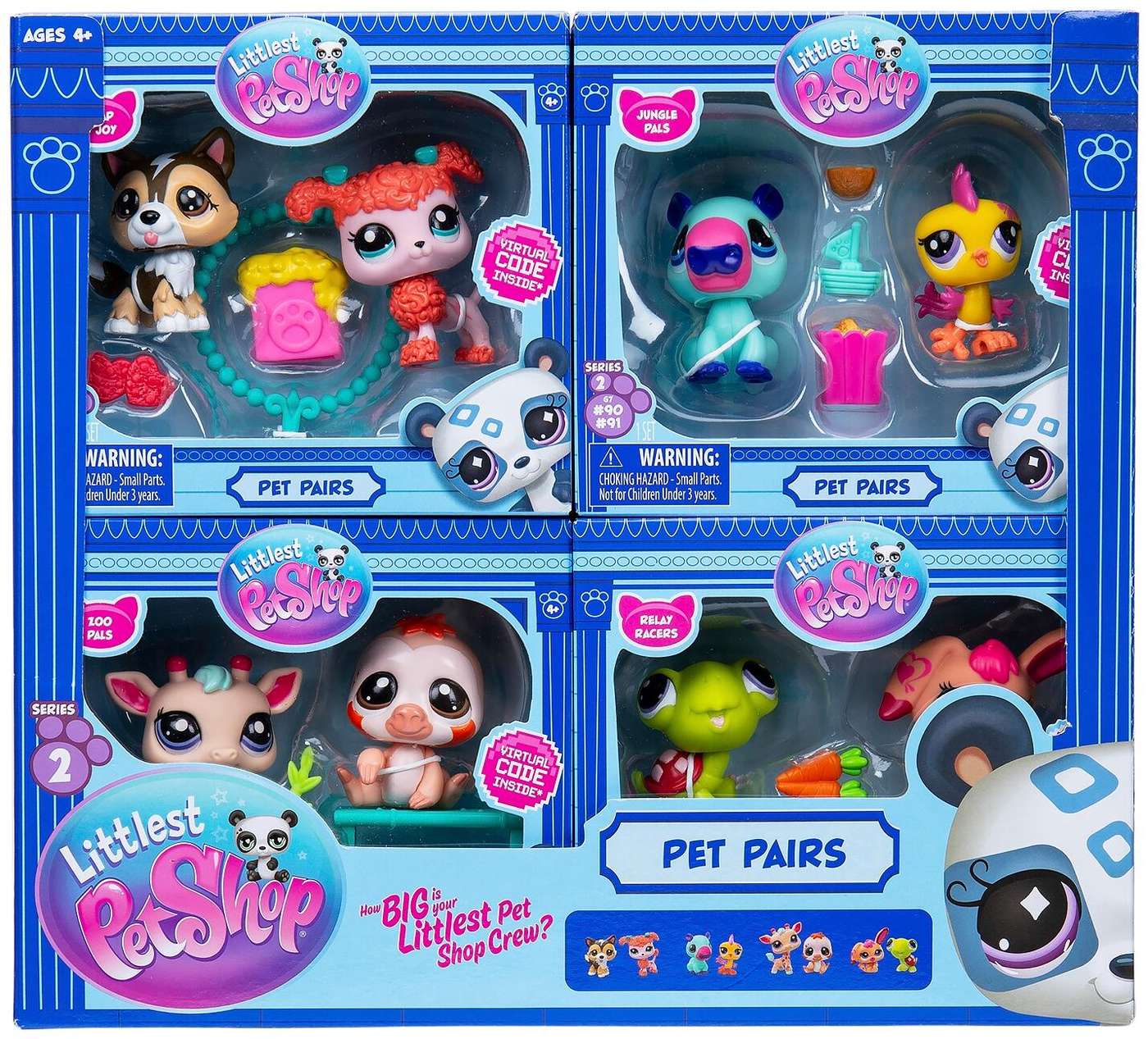 Пара домашних питомцев из Littlest Pet Shop