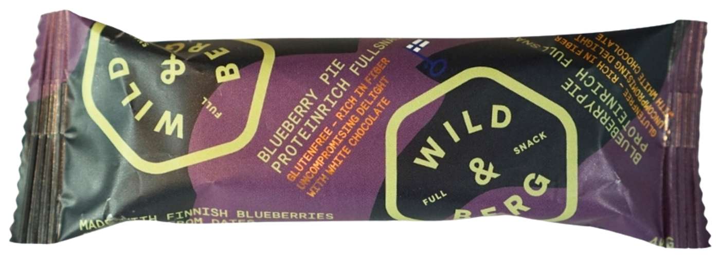 Полноценный протеиновый снек Wild&Berg Черника-кардамон 40 г
