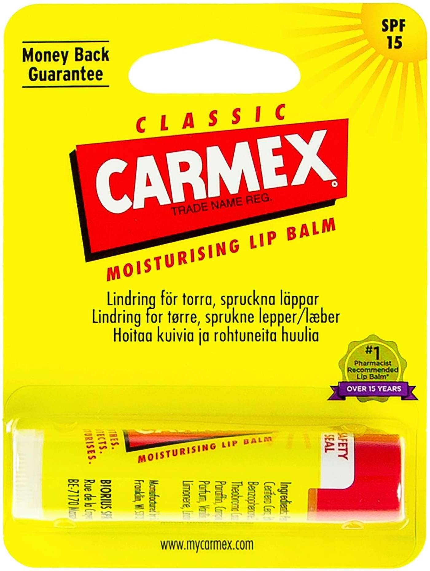 Carmex Original бальзам для губ стик 4, 25г