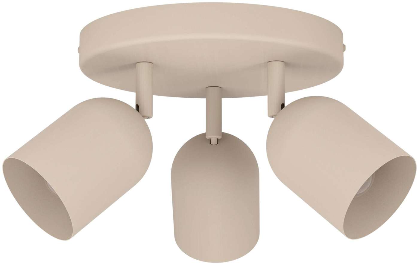 Eglo Tilston точечный светильник, 3 предмета, 25x21 см, 3xE14, макс. 40 Вт, песочный IP20