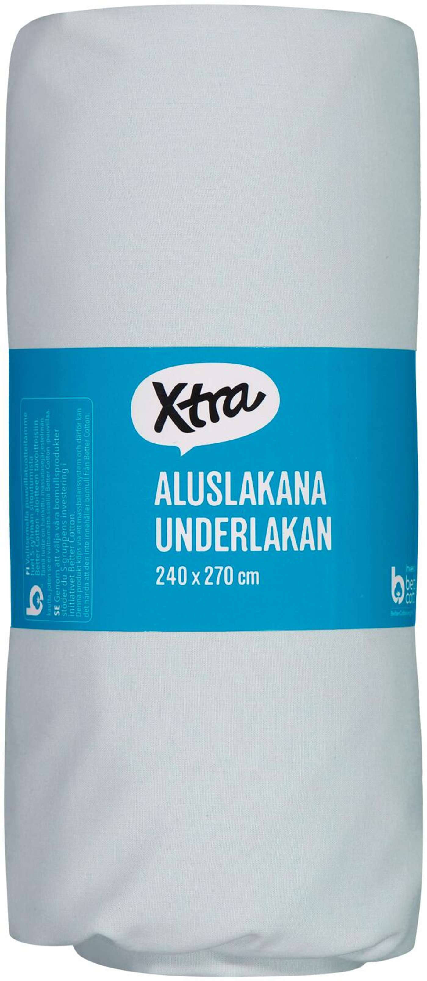 Простыня Xtra Uni 240х270 см, светло-серая (цвет Светло-серый)