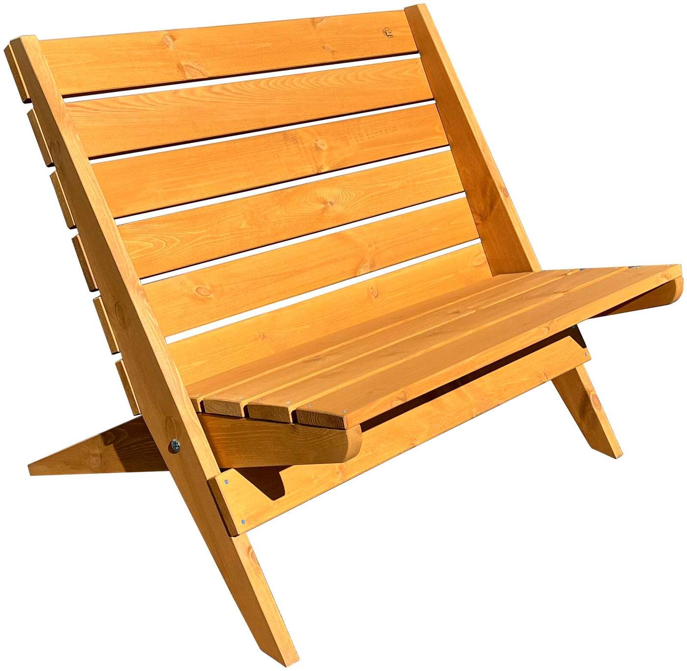 EcoFurn® Double-Granny сосна, охра, пропитанная маслом (цвет промасленная бамия)